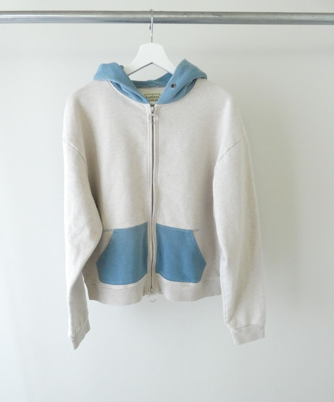 KAPITAL(キャピタル) TOP裏毛2TONE ZIP UP GYMパーカーの商品画像14