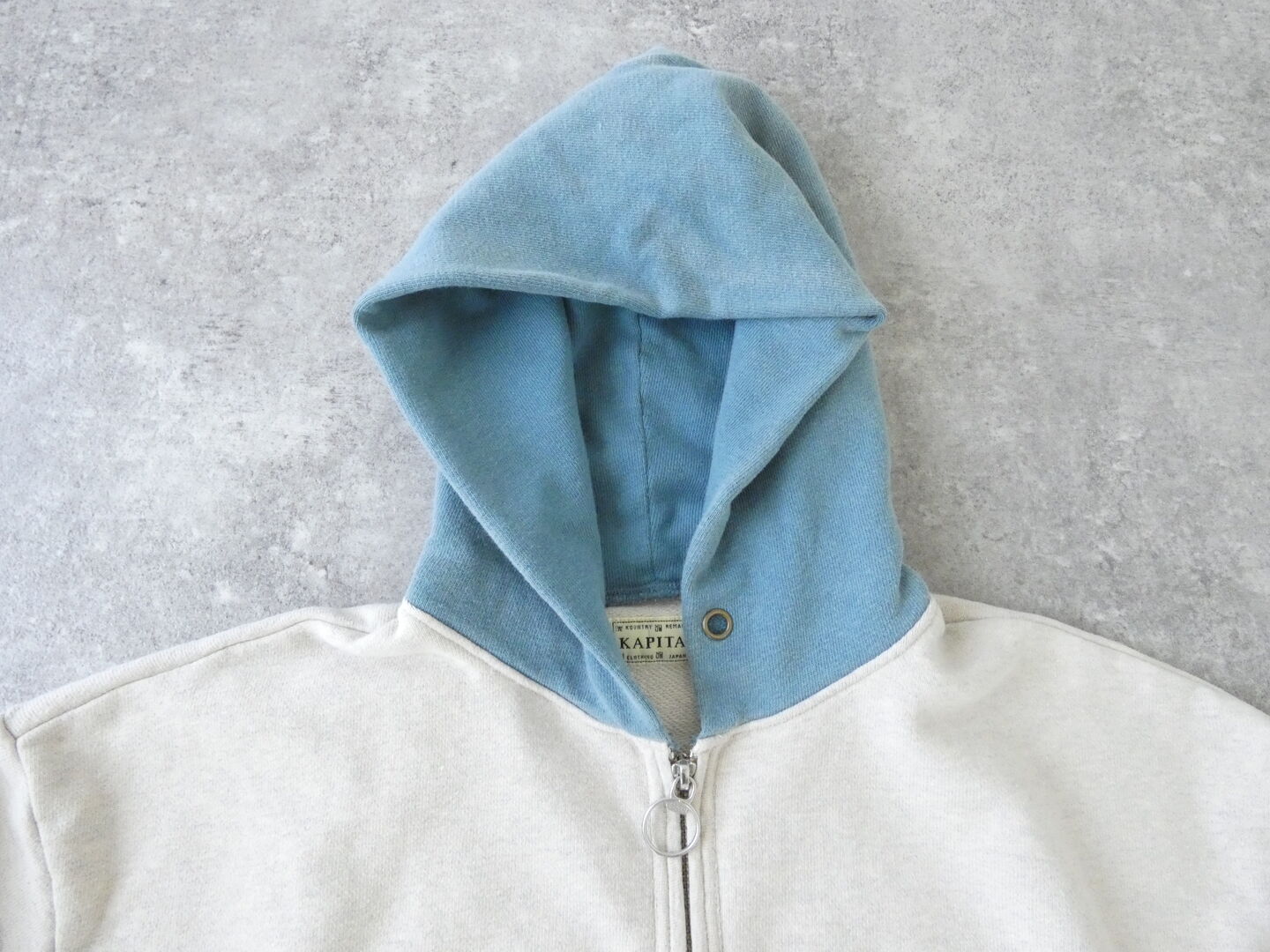 KAPITAL(キャピタル) TOP裏毛2TONE ZIP UP GYMパーカーの商品画像16