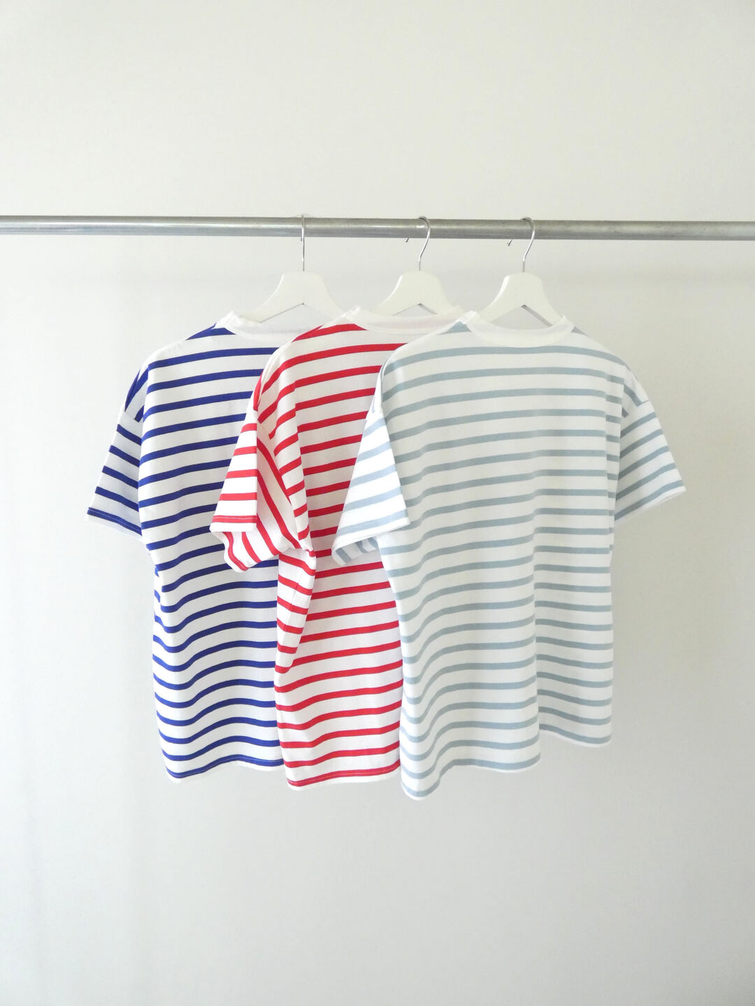 快晴堂(かいせいどう) HAYATE マリンボーダーワッペンペタペタ半袖Tシャツの商品画像10