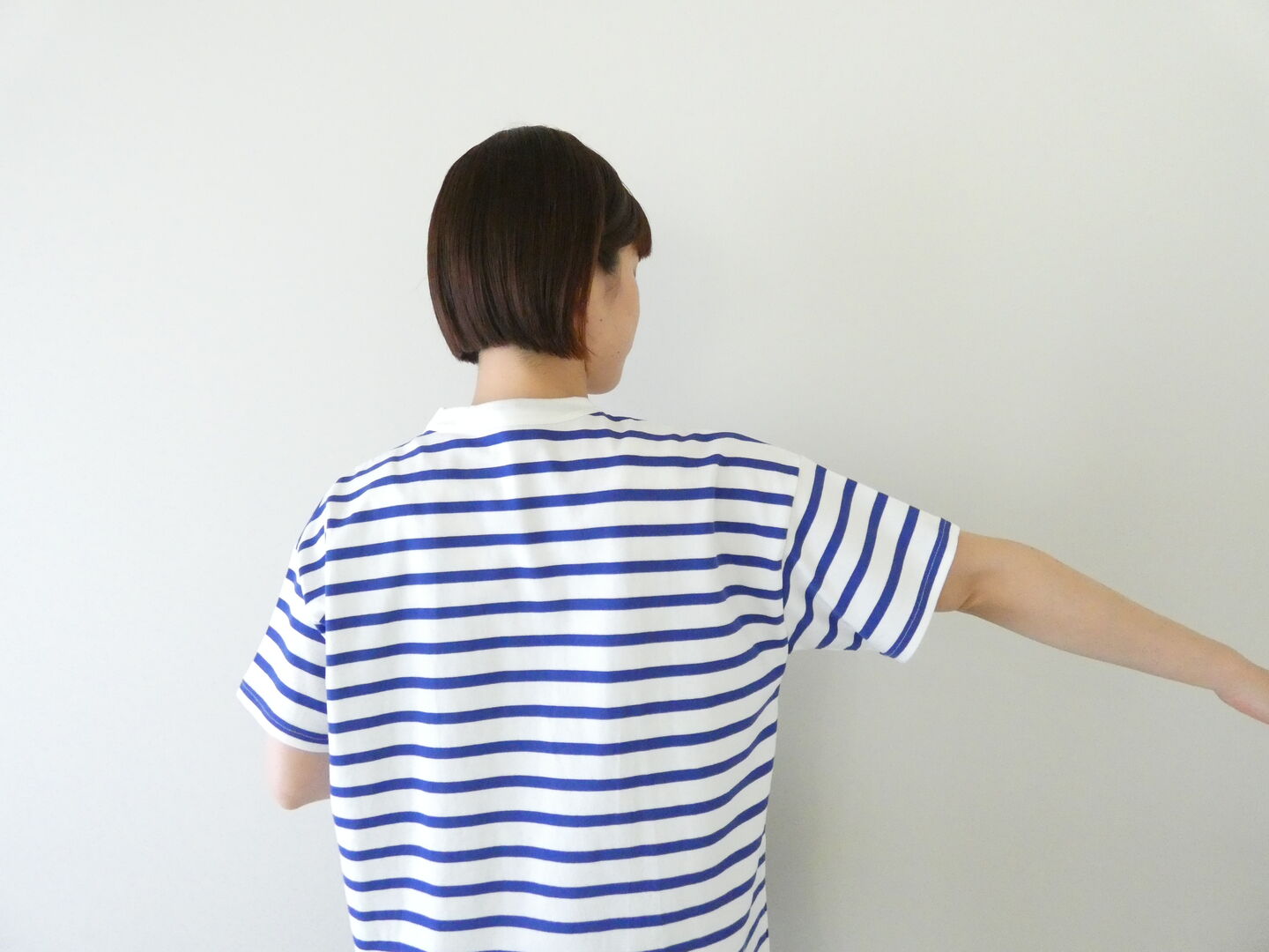 快晴堂(かいせいどう) HAYATE マリンボーダーワッペンペタペタ半袖Tシャツの商品画像17