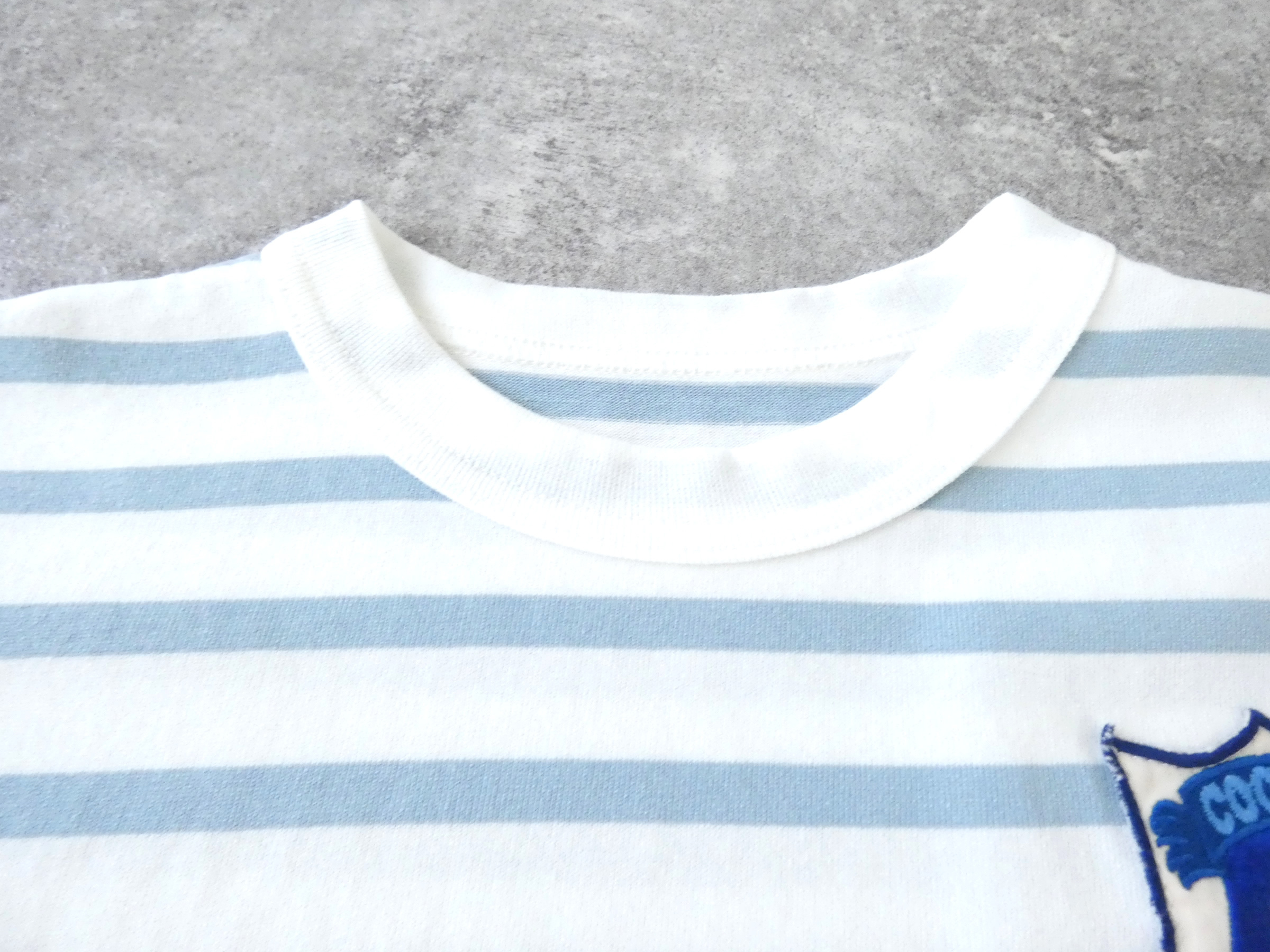 快晴堂(かいせいどう) HAYATE マリンボーダーワッペンペタペタ半袖Tシャツの商品画像30