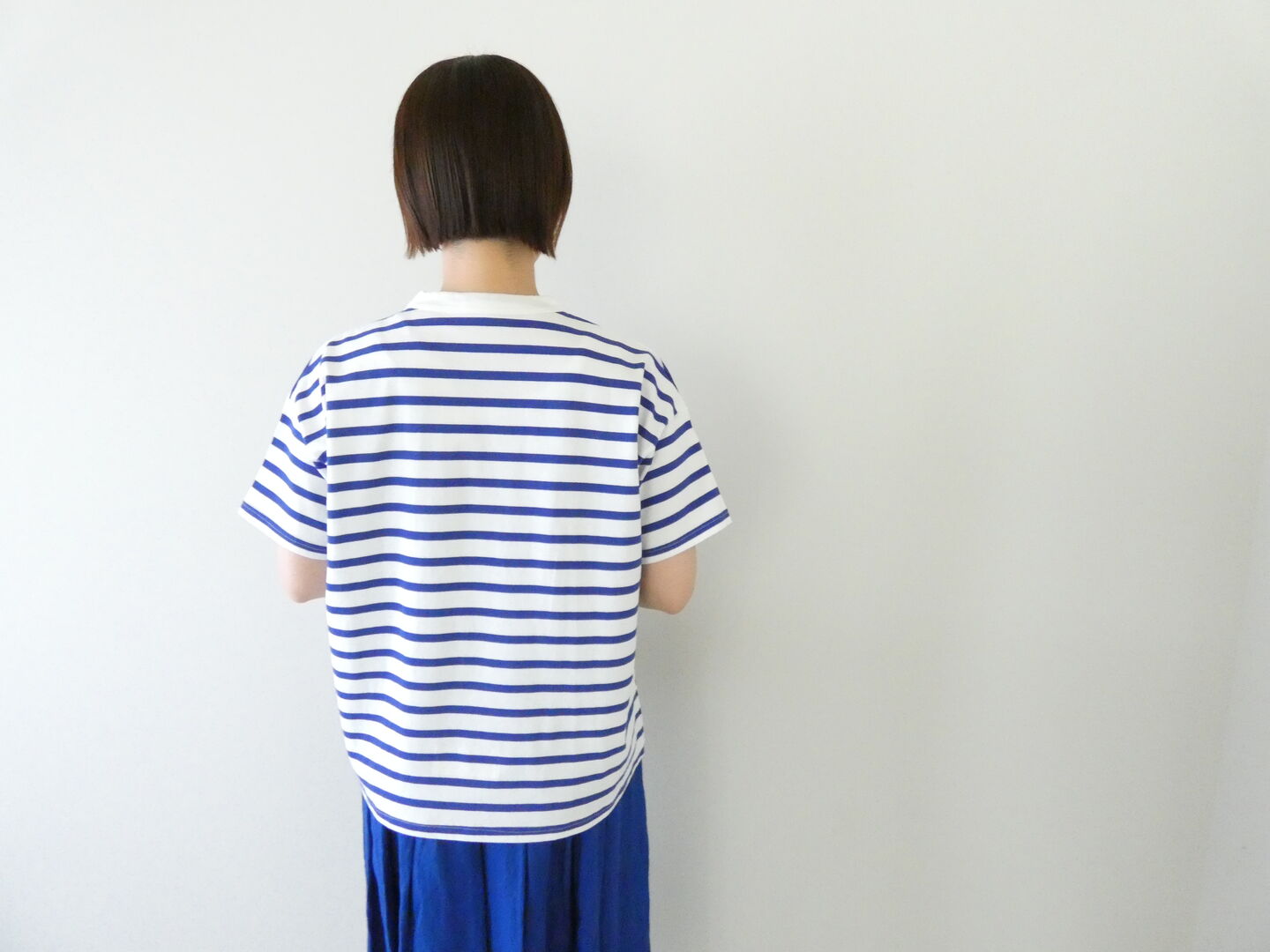 快晴堂(かいせいどう) HAYATE マリンボーダーワッペンペタペタ半袖Tシャツの商品画像8