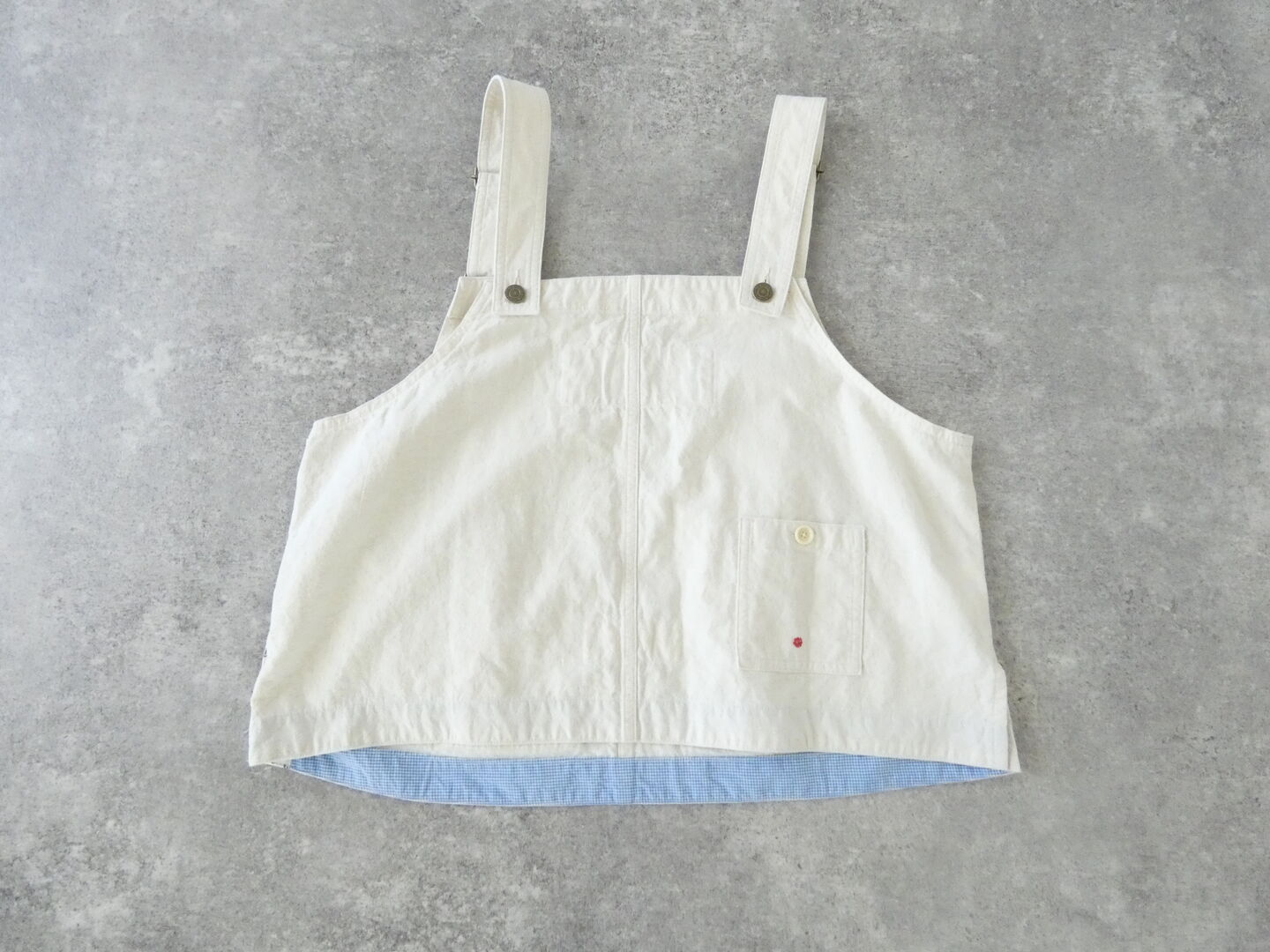 快晴堂(かいせいどう) Girl’s・マリンステンシルプリントオーバーオールベストの商品画像12