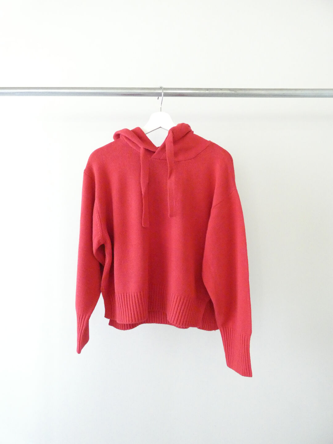 mao made(マオメイド) ざっくりアサーメン 気持ちちょい短めフード付きプルオーバーの商品画像10