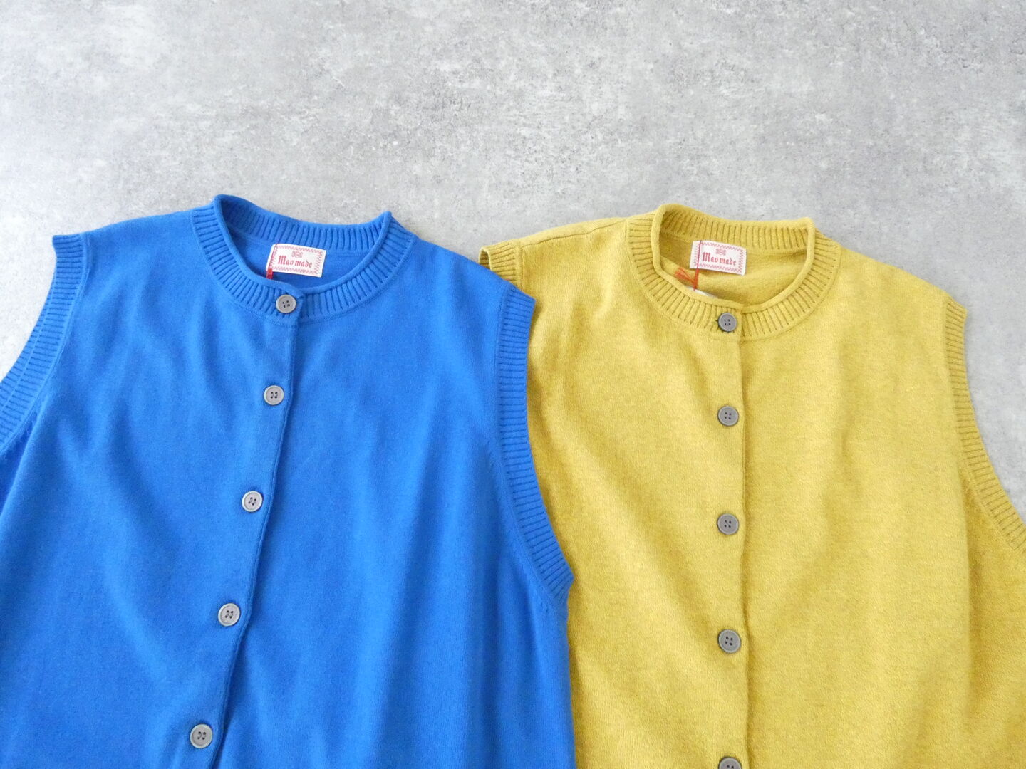 mao made(マオメイド) やわらかコットンほんのりフロントボタンバックスリットベストの商品画像16