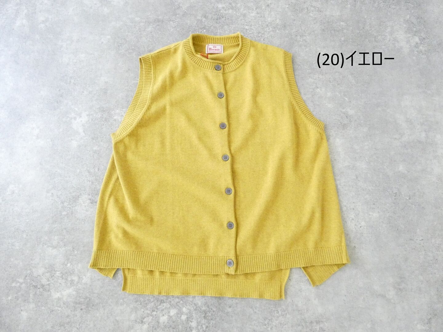 mao made(マオメイド) やわらかコットンほんのりフロントボタンバックスリットベストの商品画像28