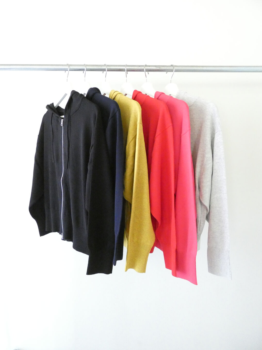 mao made(マオメイド) やわらかコットンお袖ゆったりWジップパーカの商品画像12