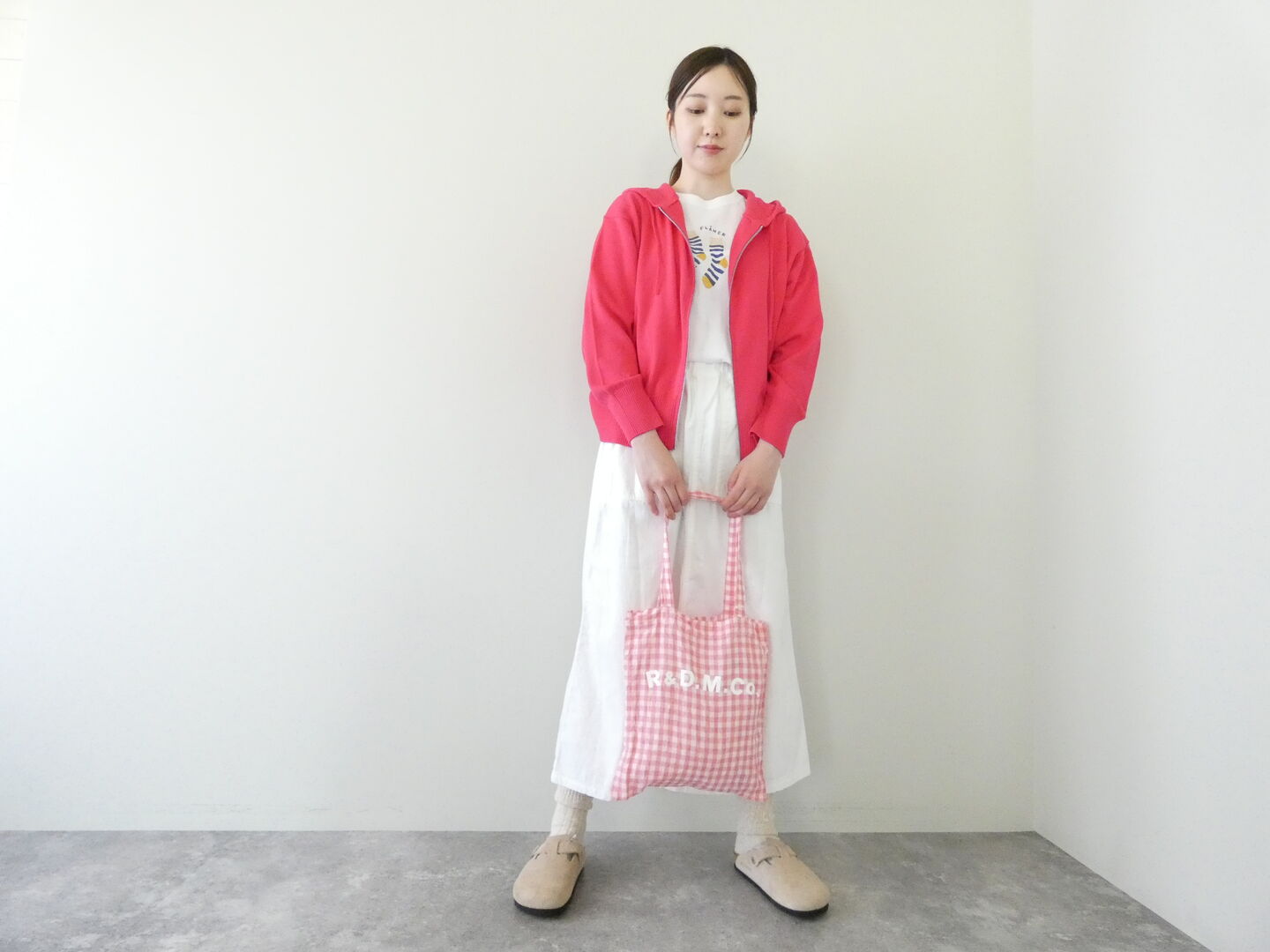 mao made(マオメイド) やわらかコットンお袖ゆったりWジップパーカの商品画像2