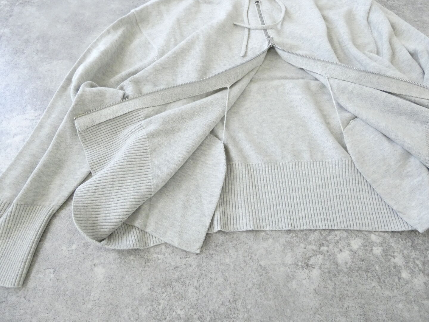mao made(マオメイド) やわらかコットンお袖ゆったりWジップパーカの商品画像33