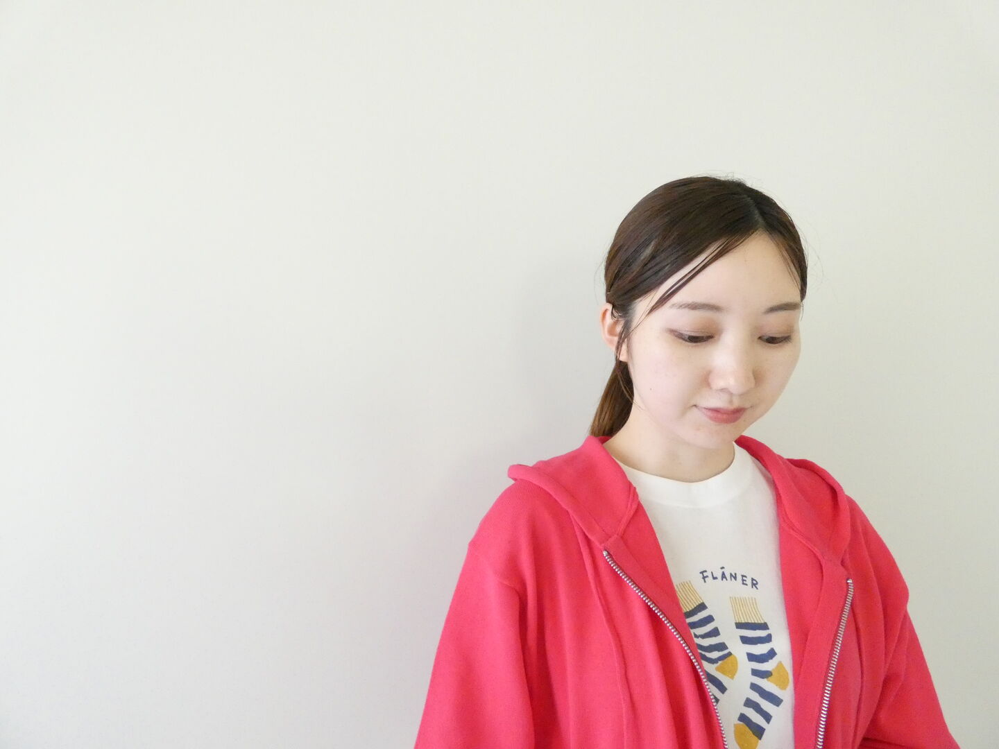 mao made(マオメイド) やわらかコットンお袖ゆったりWジップパーカの商品画像4