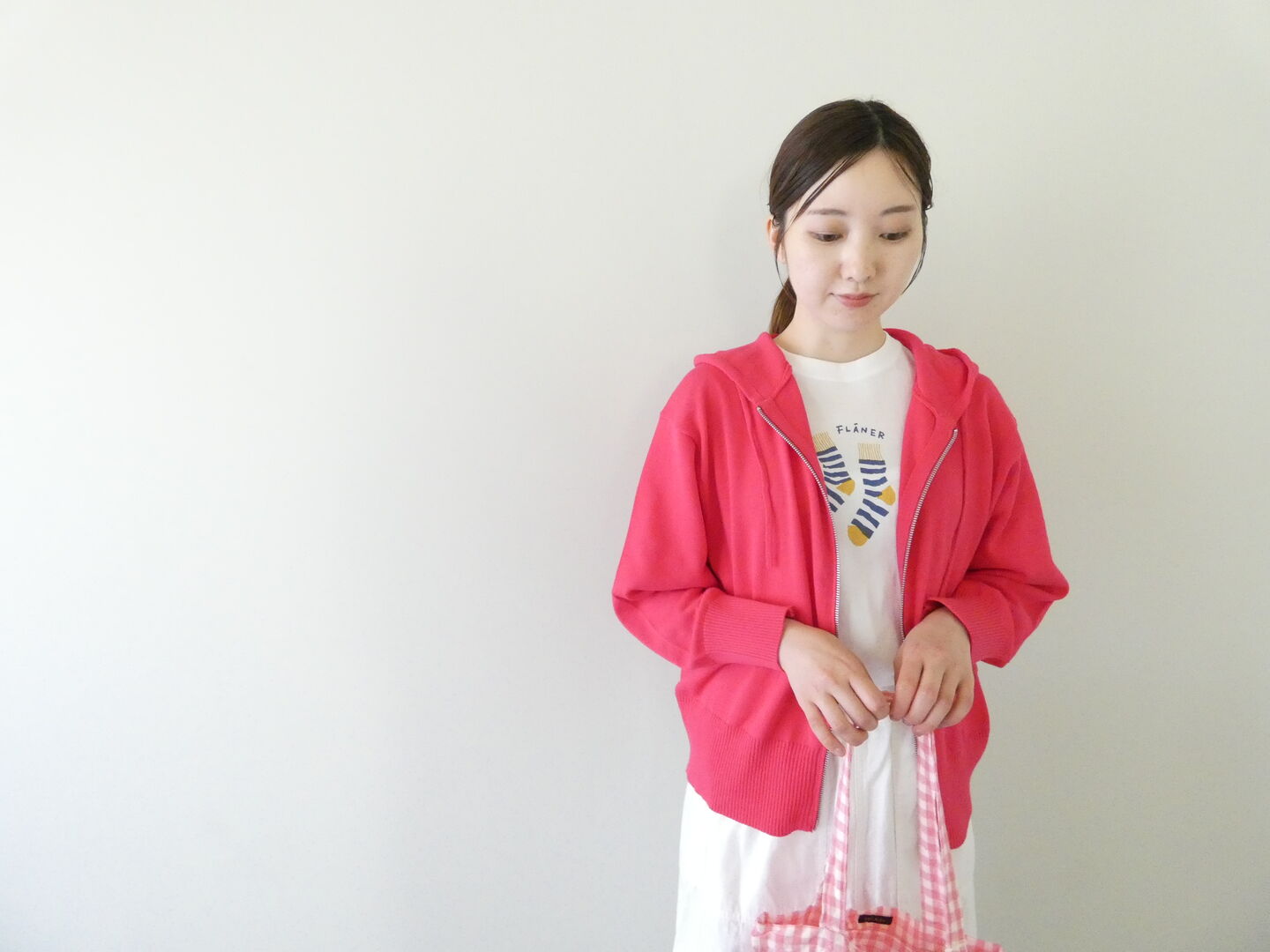 mao made(マオメイド) やわらかコットンお袖ゆったりWジップパーカの商品画像9
