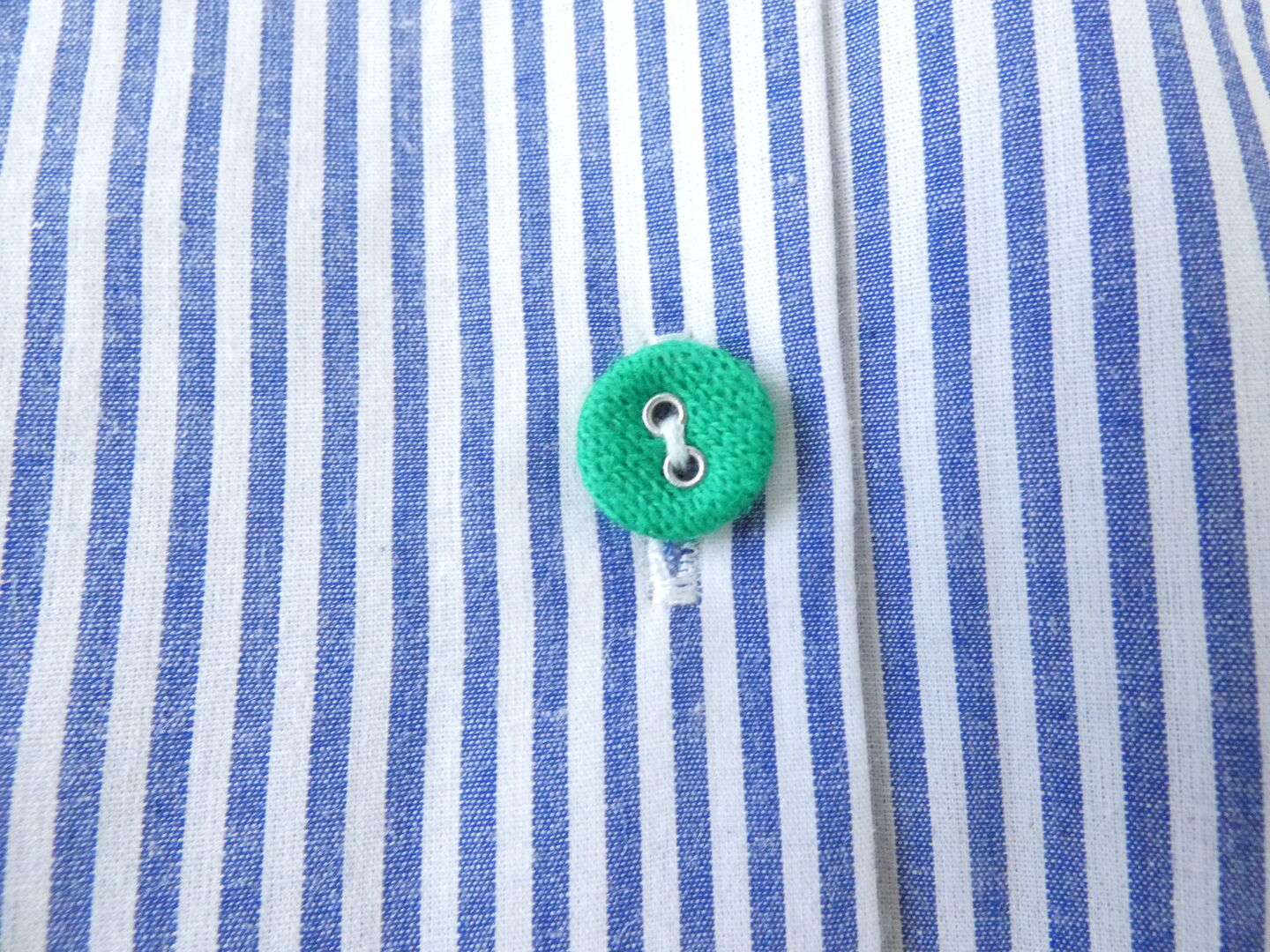 mao made(マオメイド) ストライプ×配色ニットボタンレギュラーカラーワンピースの商品画像24