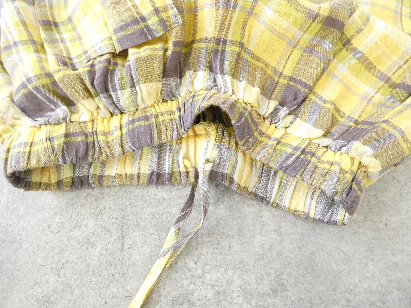 mao made(マオメイド) リネンBIGチェックワイドパンツの商品画像46