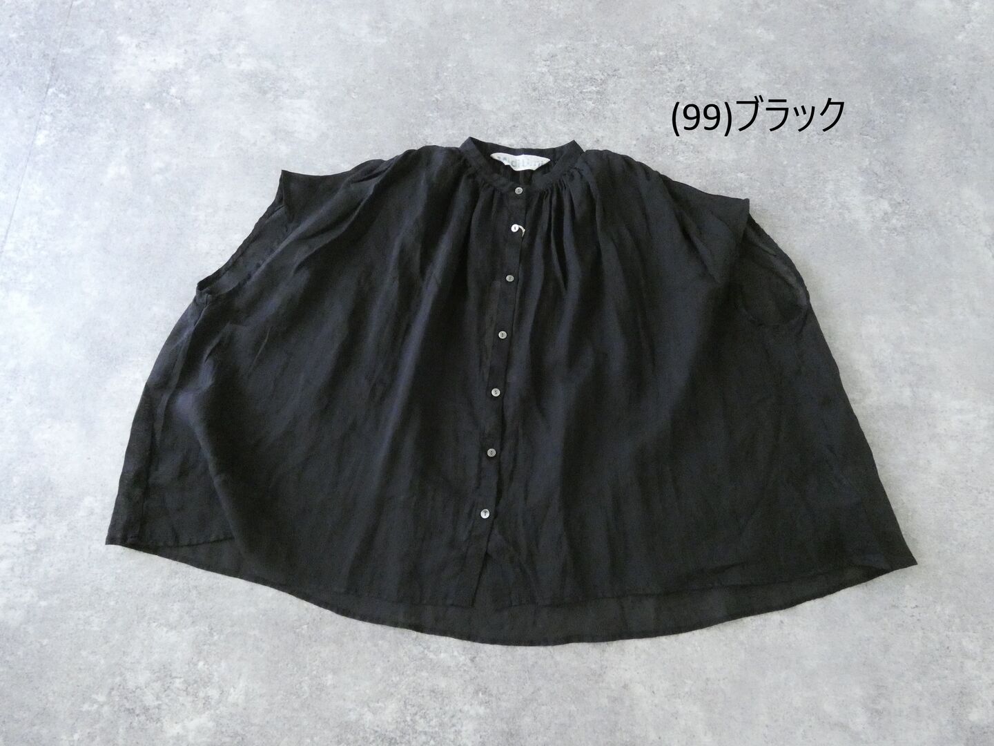 MidiUmi(ミディウミ) ラミーギャザーノースリーブシャツの商品画像42