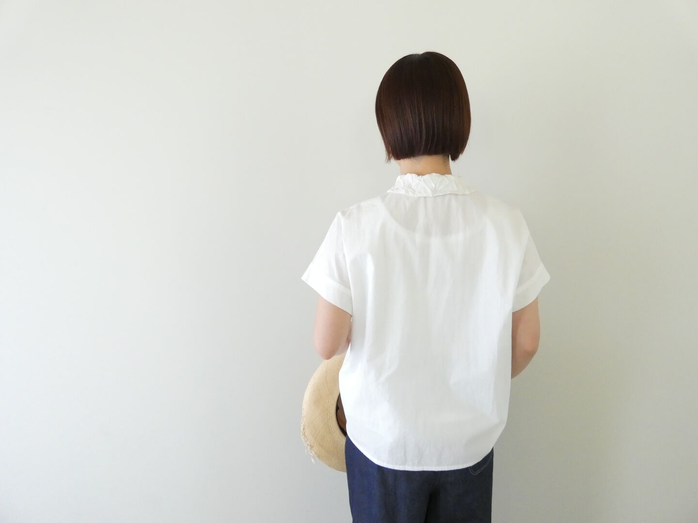 mizuiro ind(ミズイロインド) ワッシャーカラーワイドシャツの商品画像10