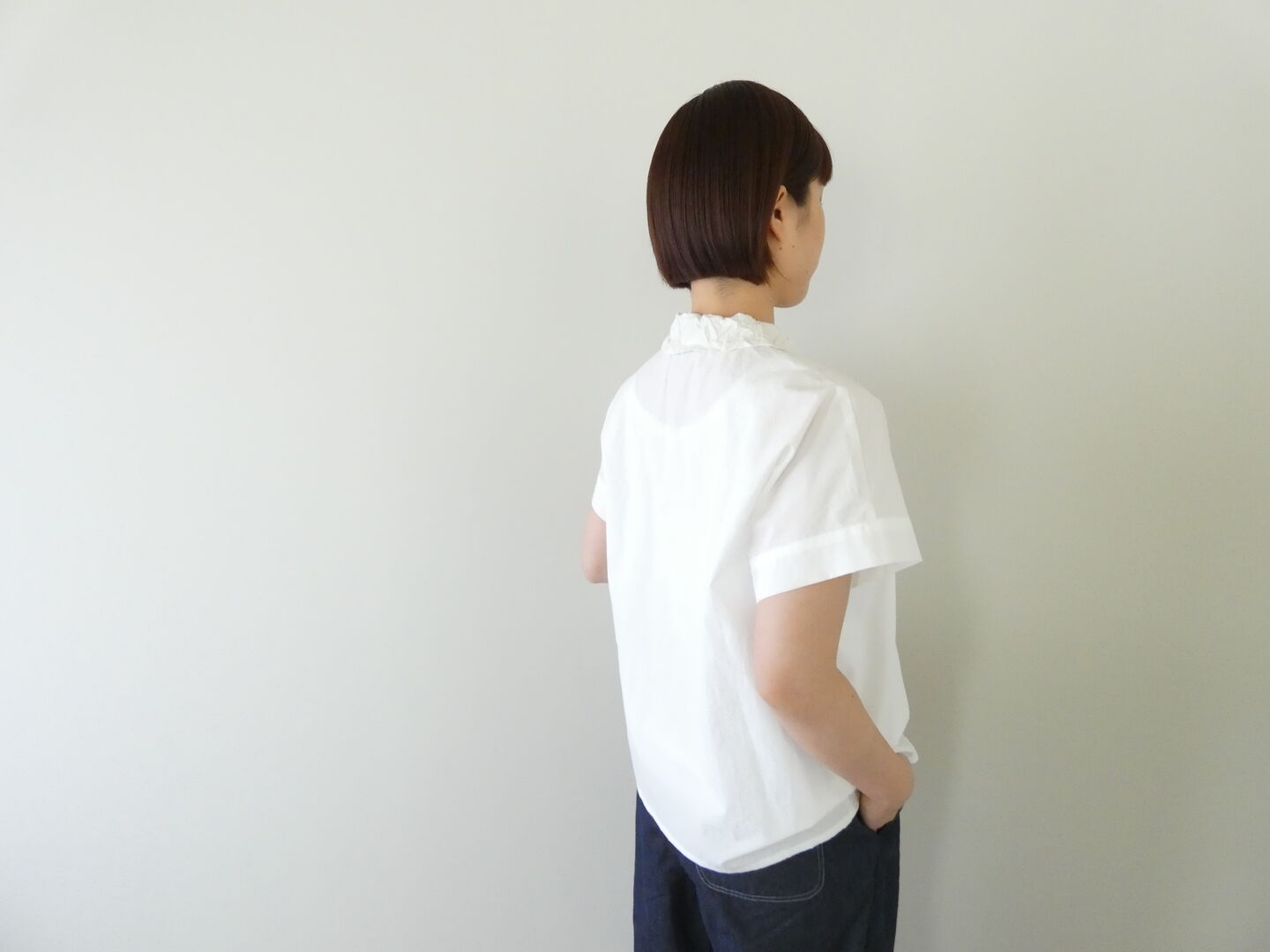 mizuiro ind(ミズイロインド) ワッシャーカラーワイドシャツの商品画像9