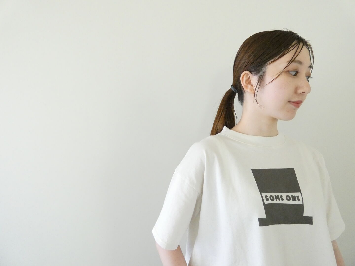 PACIFIC PARK STORE(パシフィックパークストア) 天竺5分袖ヘムラウンドプリントTee SOME ONEの商品画像16