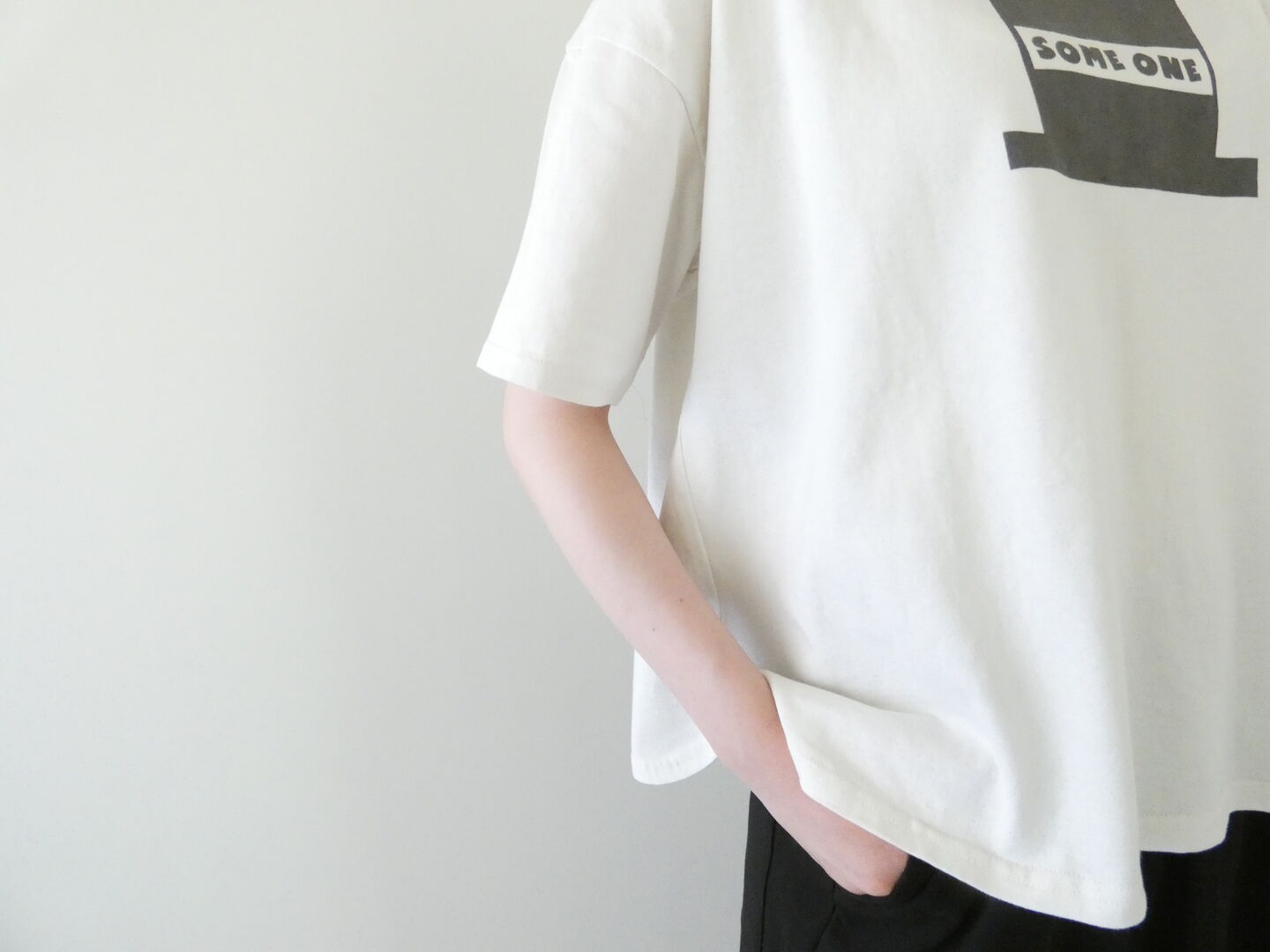 PACIFIC PARK STORE(パシフィックパークストア) 天竺5分袖ヘムラウンドプリントTee SOME ONEの商品画像17