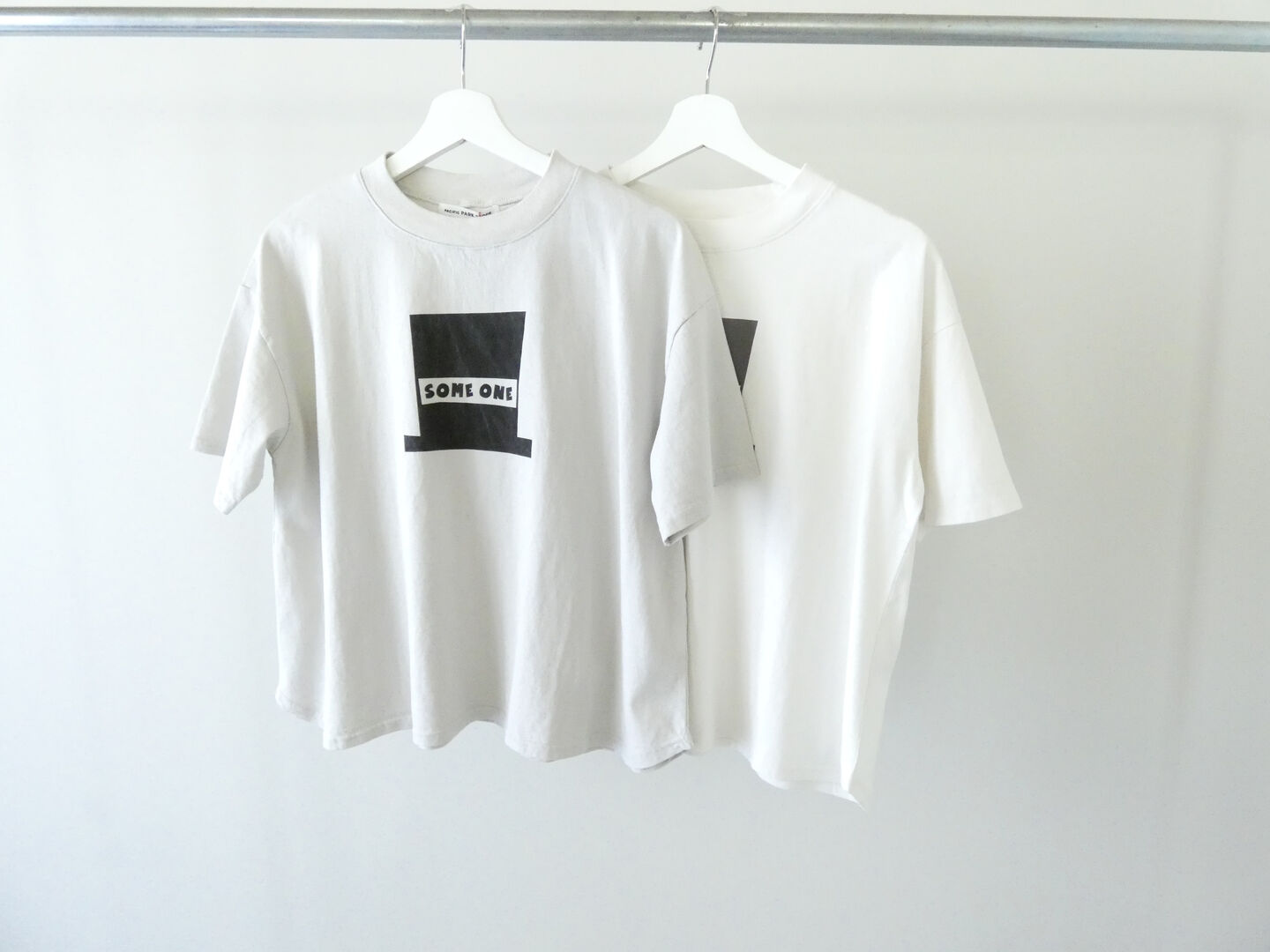 PACIFIC PARK STORE(パシフィックパークストア) 天竺5分袖ヘムラウンドプリントTee SOME ONEの商品画像8