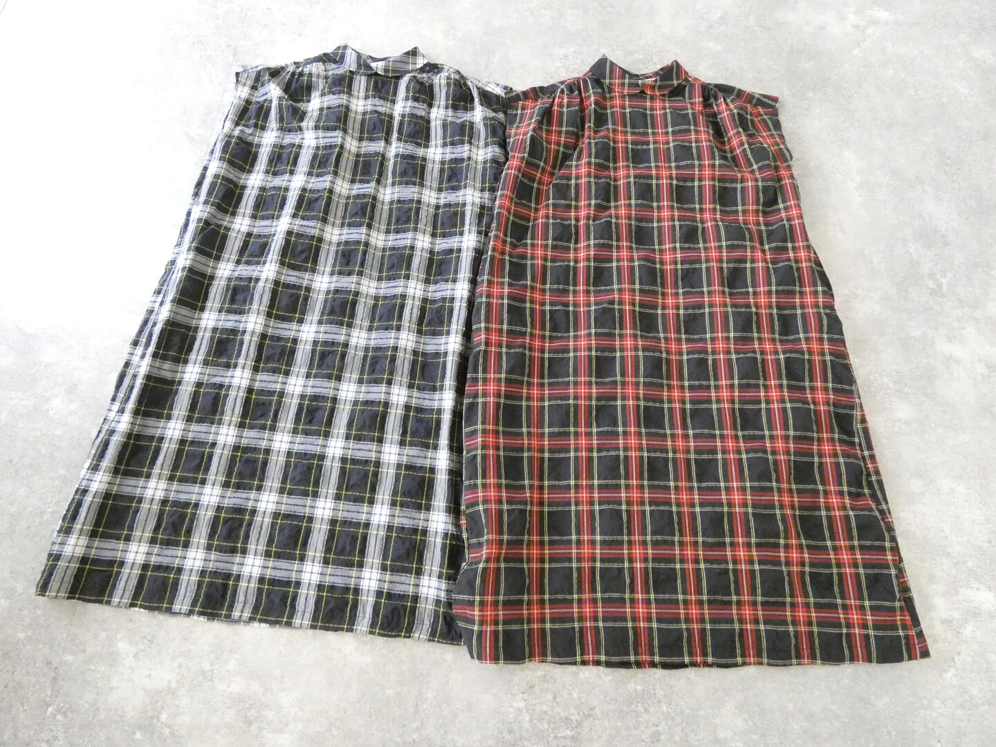 PK クラシックタータンチェック重ね衿ワンピースの商品画像3