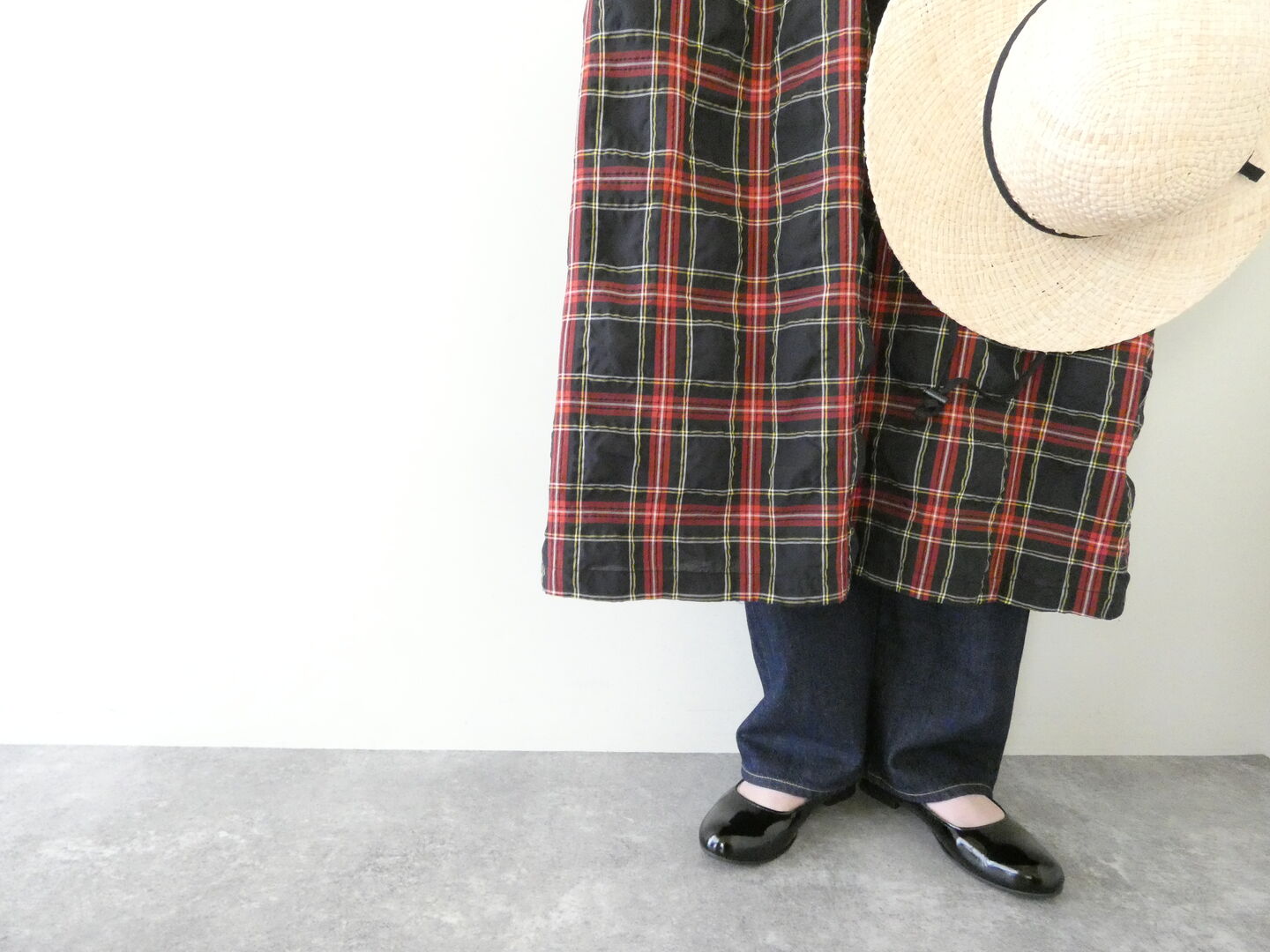 PK クラシックタータンチェック重ね衿ワンピースの商品画像6