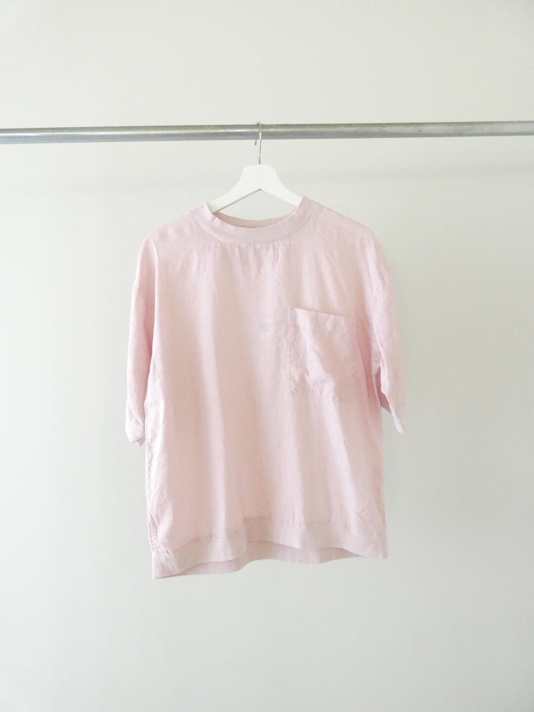 RINEN(リネン) 60/1リネンローン半袖クルーネックシャツの商品画像12
