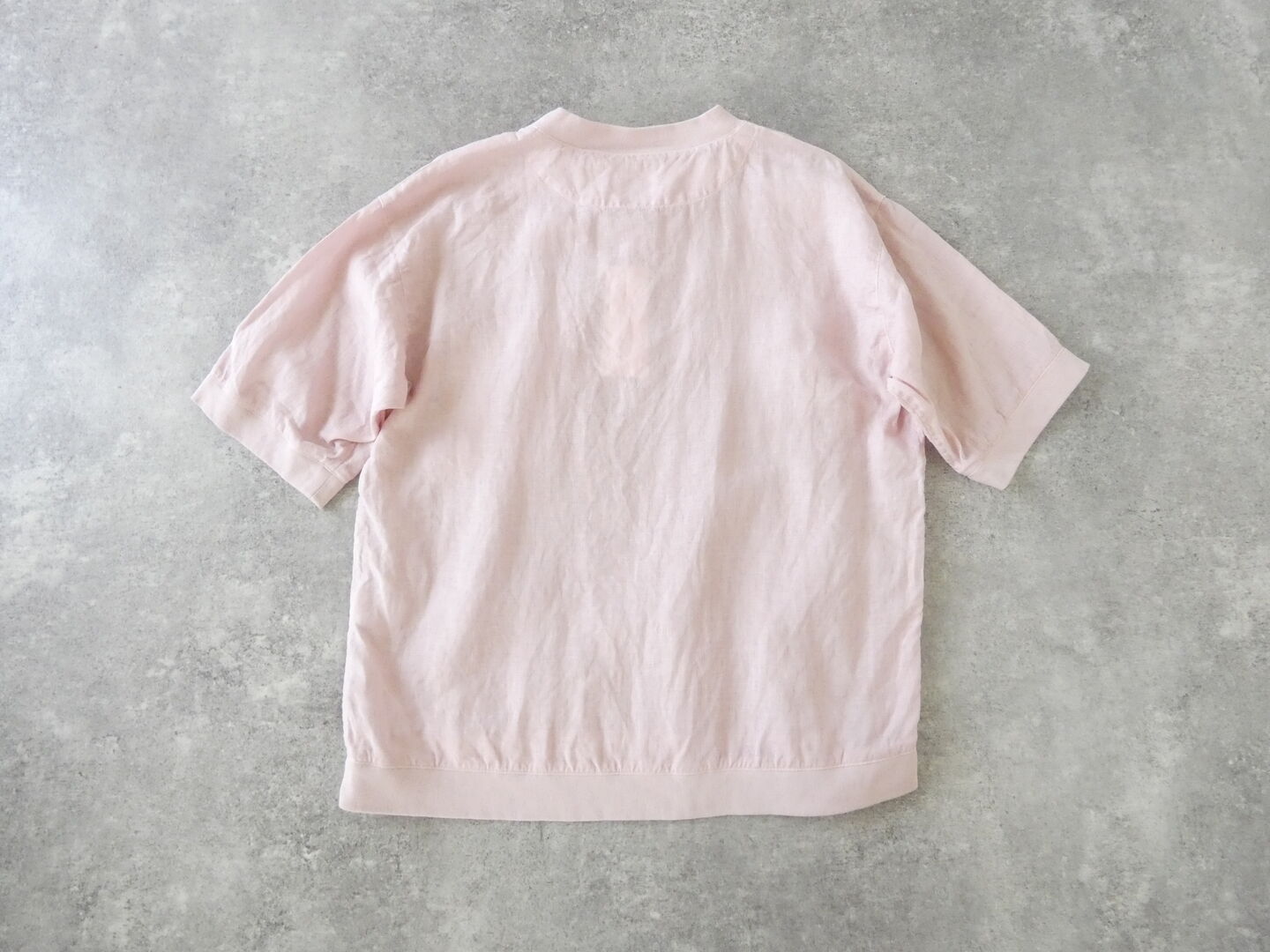 RINEN(リネン) 60/1リネンローン半袖クルーネックシャツの商品画像13
