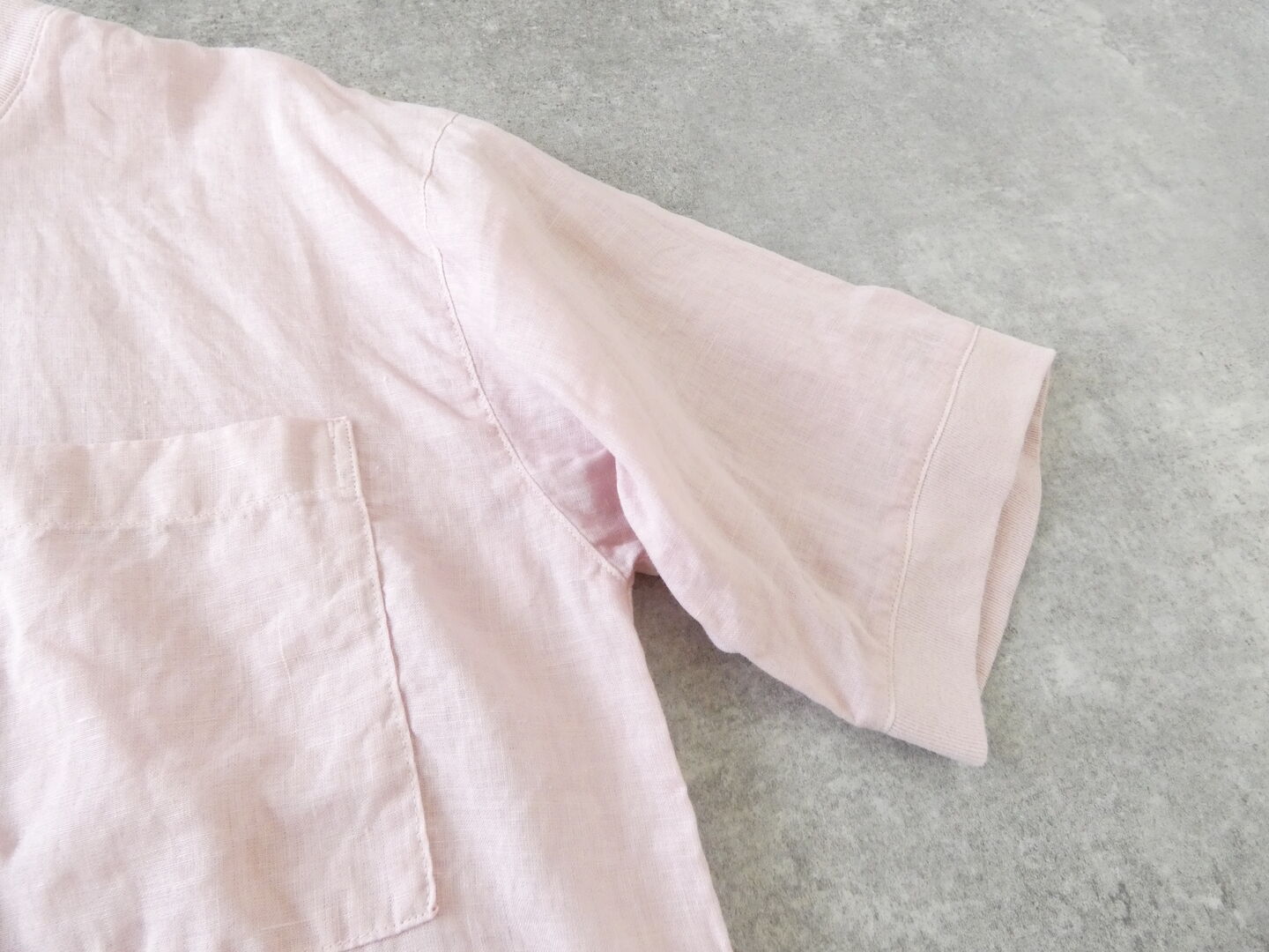 RINEN(リネン) 60/1リネンローン半袖クルーネックシャツの商品画像22