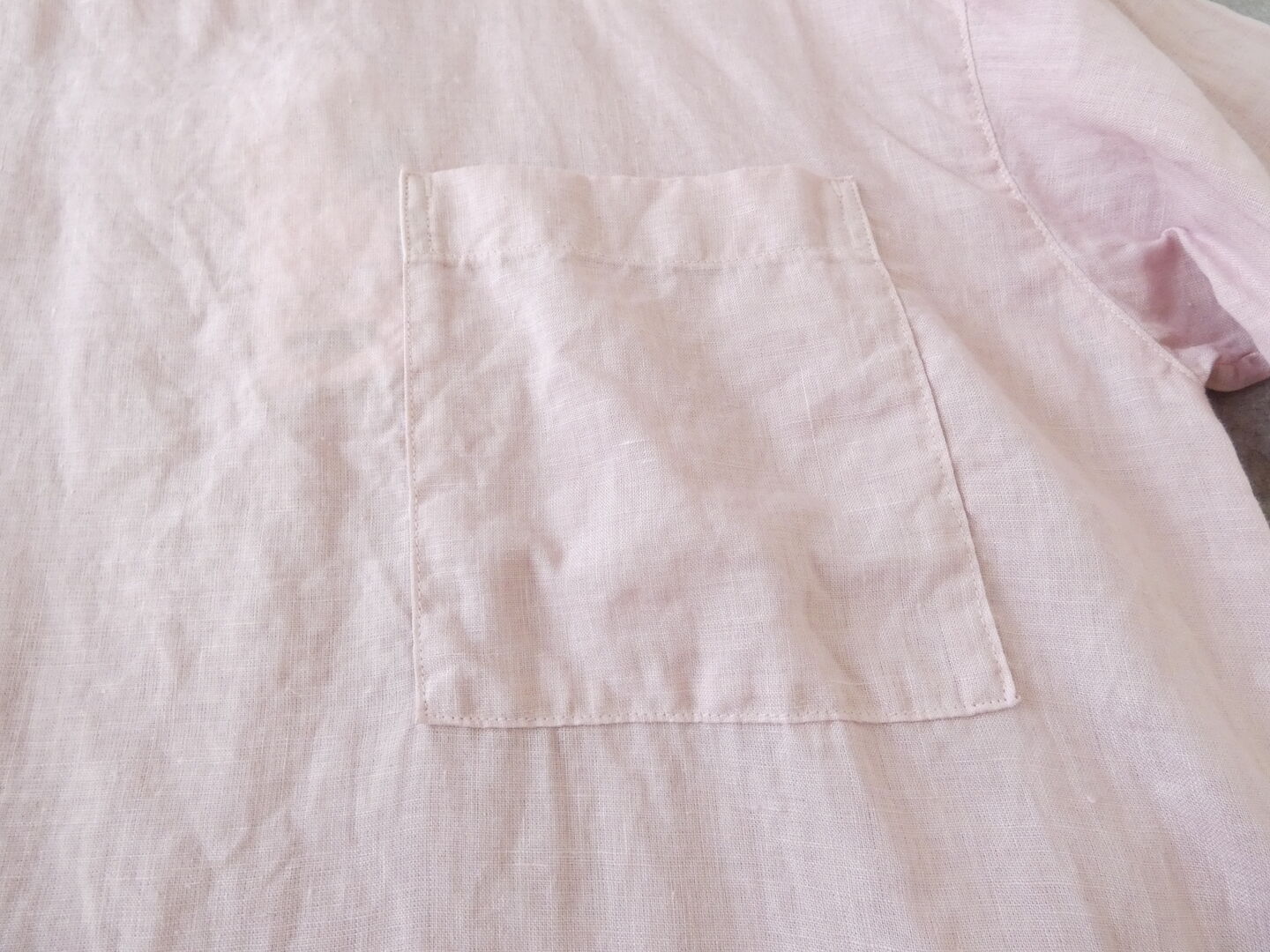RINEN(リネン) 60/1リネンローン半袖クルーネックシャツの商品画像23