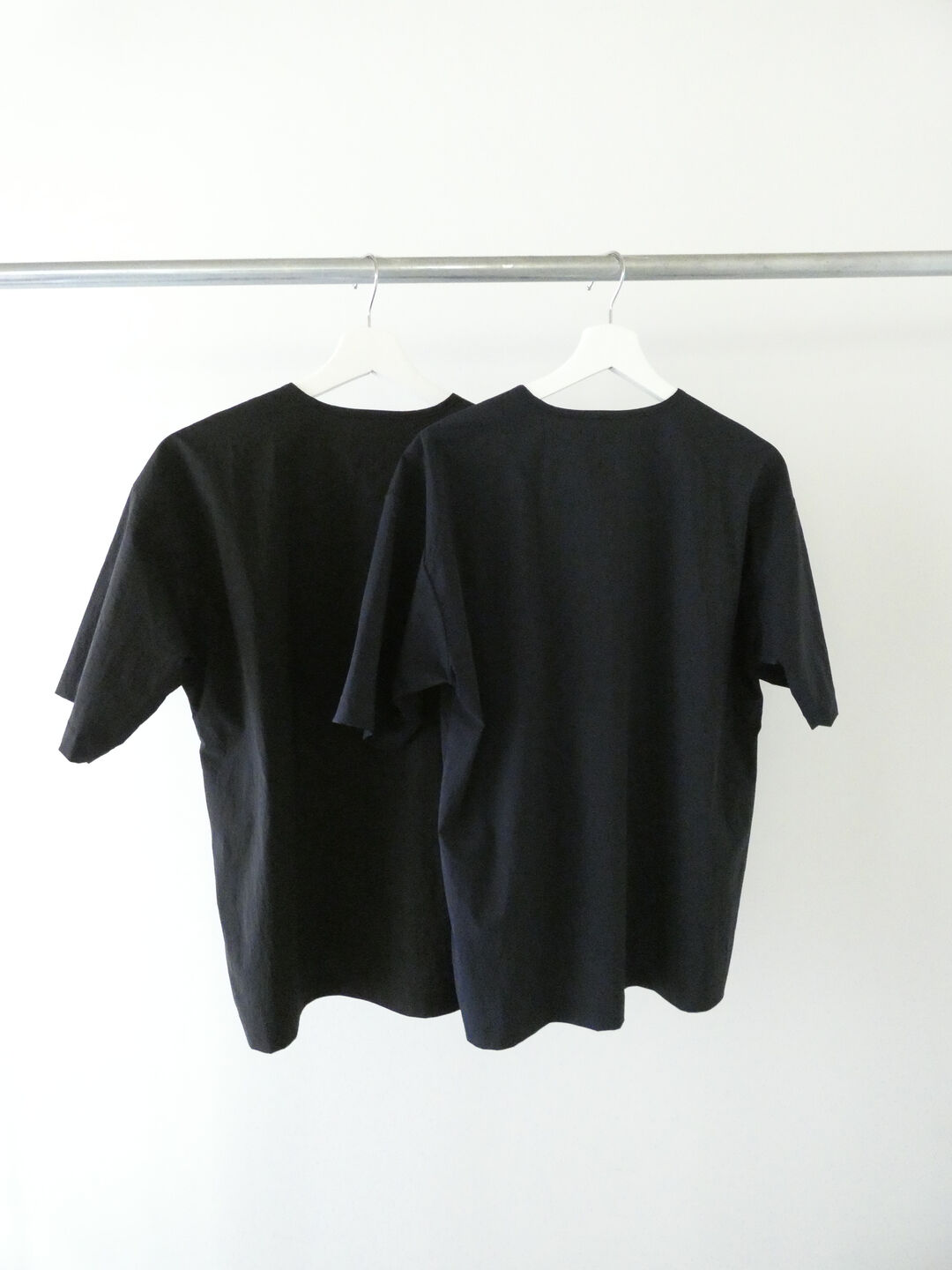 RINEN(リネン) ストレッチナイロン半袖ヘンリーネックシャツの商品画像10