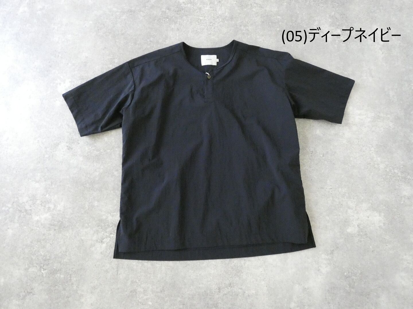 RINEN(リネン) ストレッチナイロン半袖ヘンリーネックシャツの商品画像28