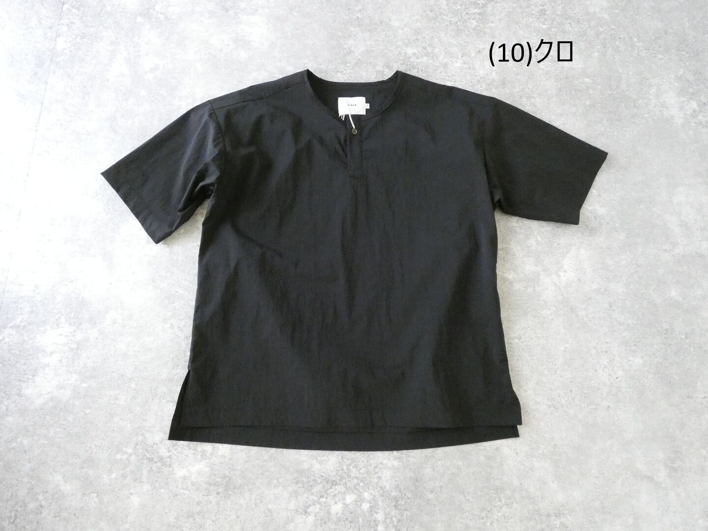 RINEN(リネン) ストレッチナイロン半袖ヘンリーネックシャツの商品画像42