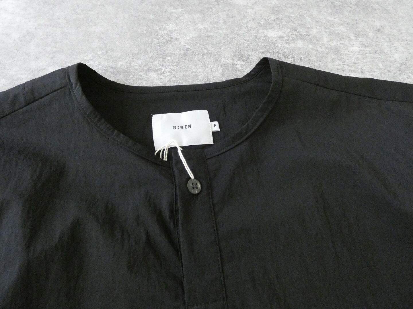 RINEN(リネン) ストレッチナイロン半袖ヘンリーネックシャツの商品画像45