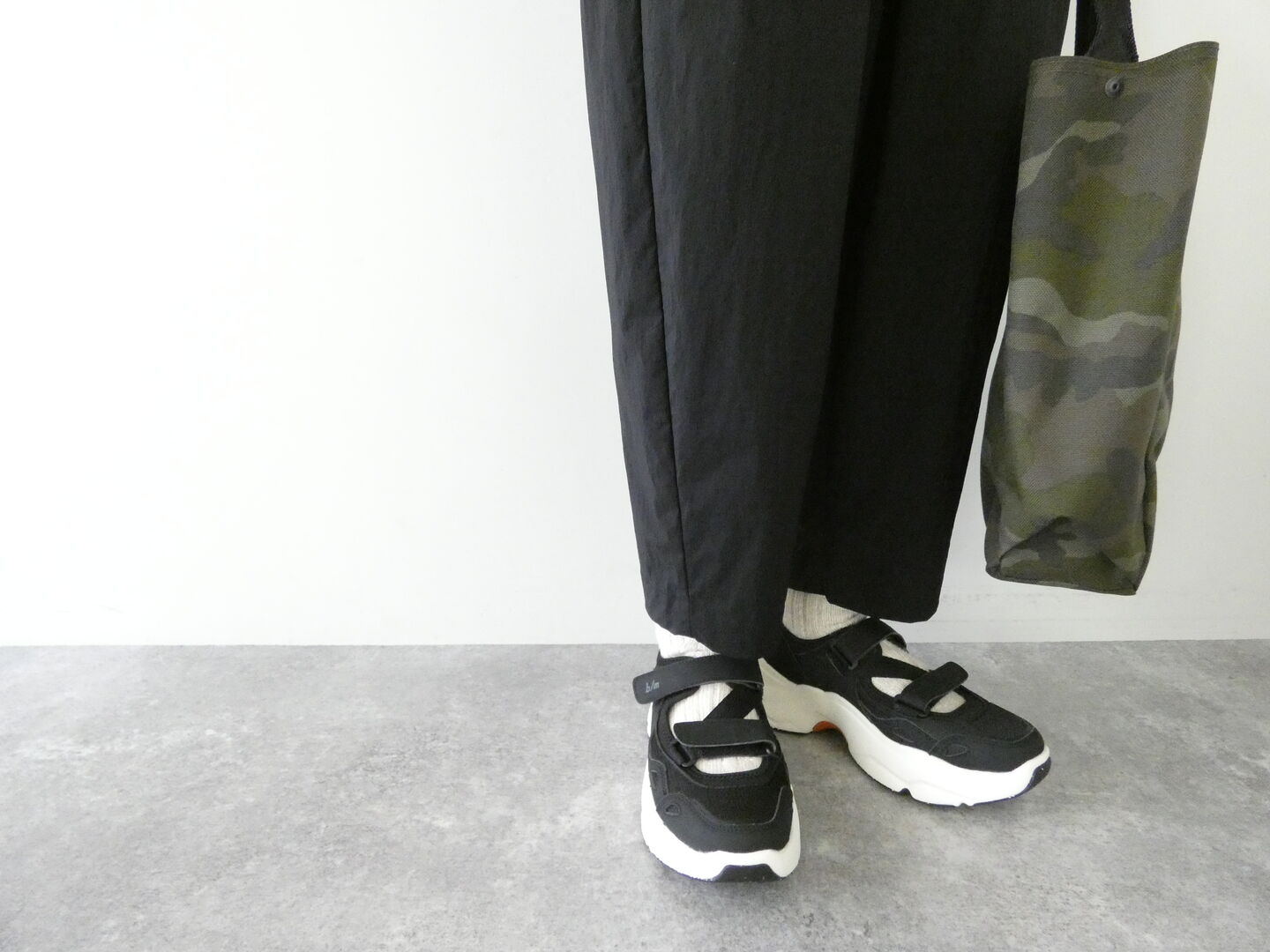 RINEN(リネン) ストレッチナイロンワンタックパンツの商品画像6