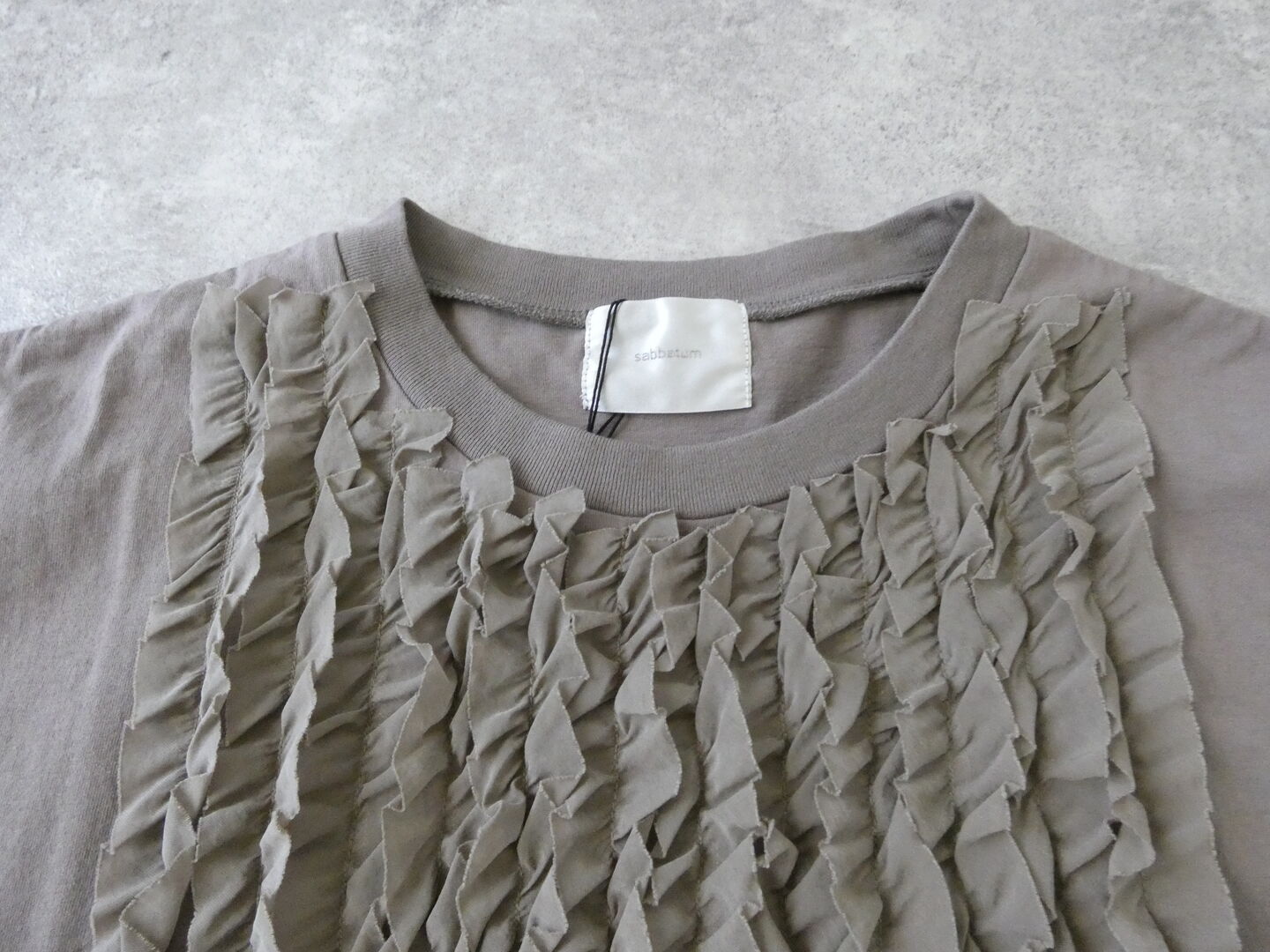 sabbatum(サバタム) 天竺カットオフバイファブリックTeeの商品画像31