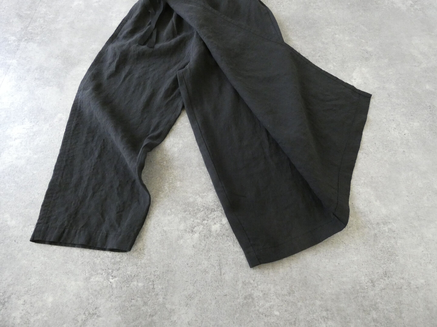 TRAVAIL MANUEL(トラバイユマニュアル) フレンチリネンキャンバスラップパンツの商品画像33
