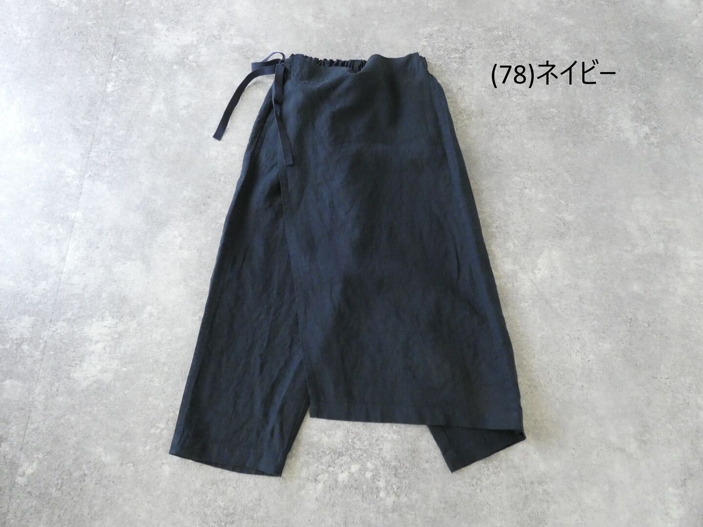 TRAVAIL MANUEL(トラバイユマニュアル) フレンチリネンキャンバスラップパンツの商品画像42