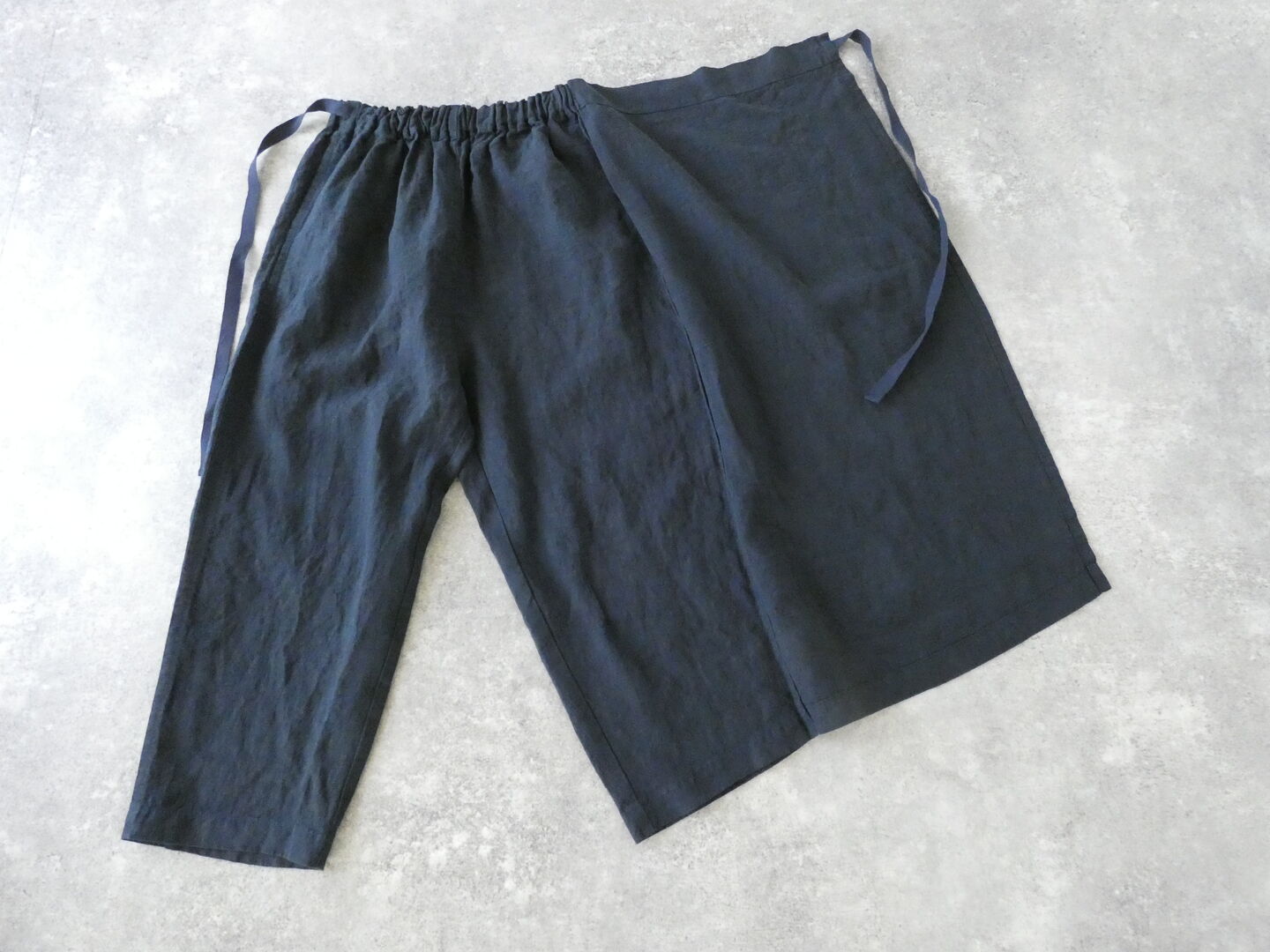TRAVAIL MANUEL(トラバイユマニュアル) フレンチリネンキャンバスラップパンツの商品画像45