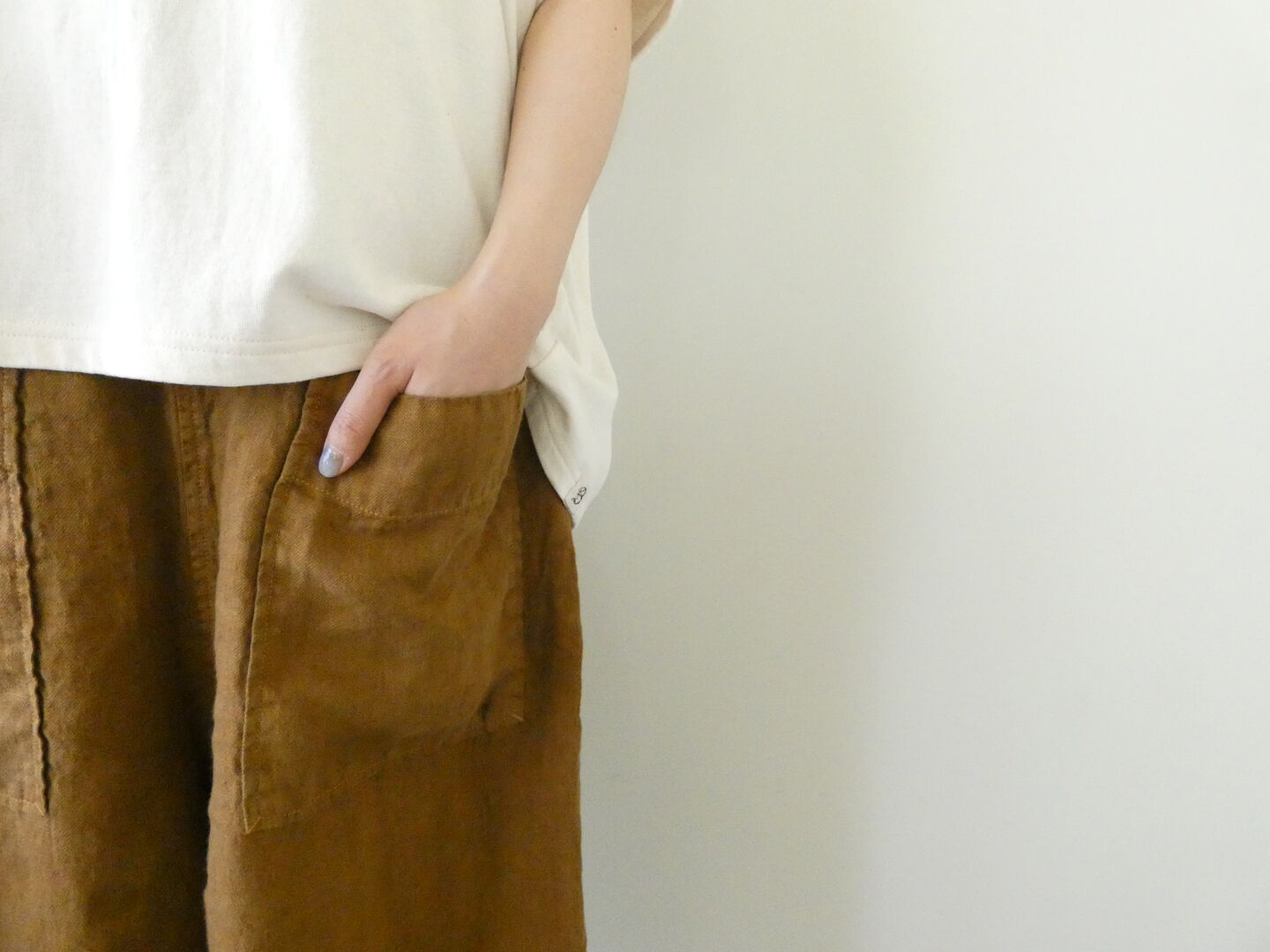 tumugu(ツムグ) ソリトリネン8分丈パンツの商品画像5