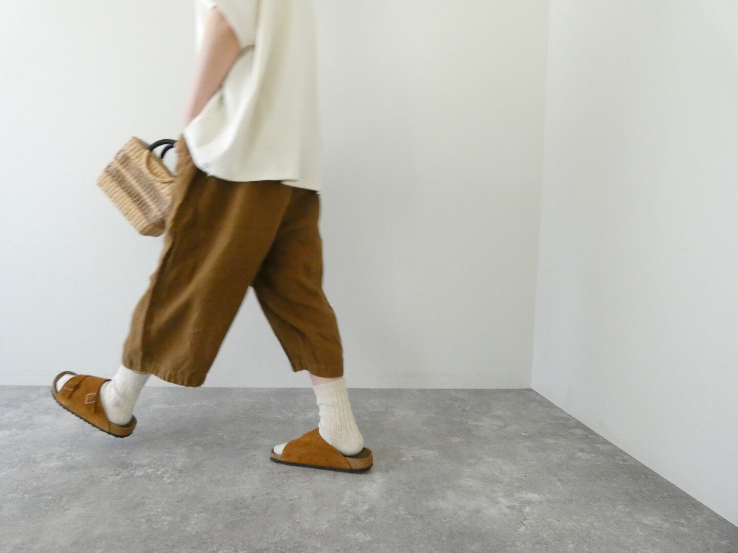 tumugu(ツムグ) ソリトリネン8分丈パンツの商品画像8