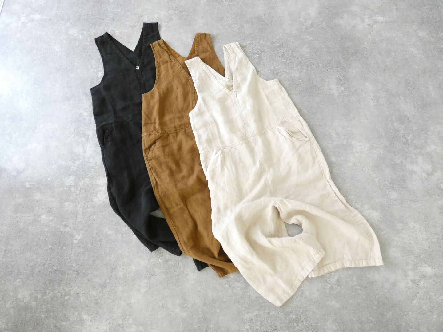 tumugu(ツムグ) ソリトリネンサロペットの商品画像3