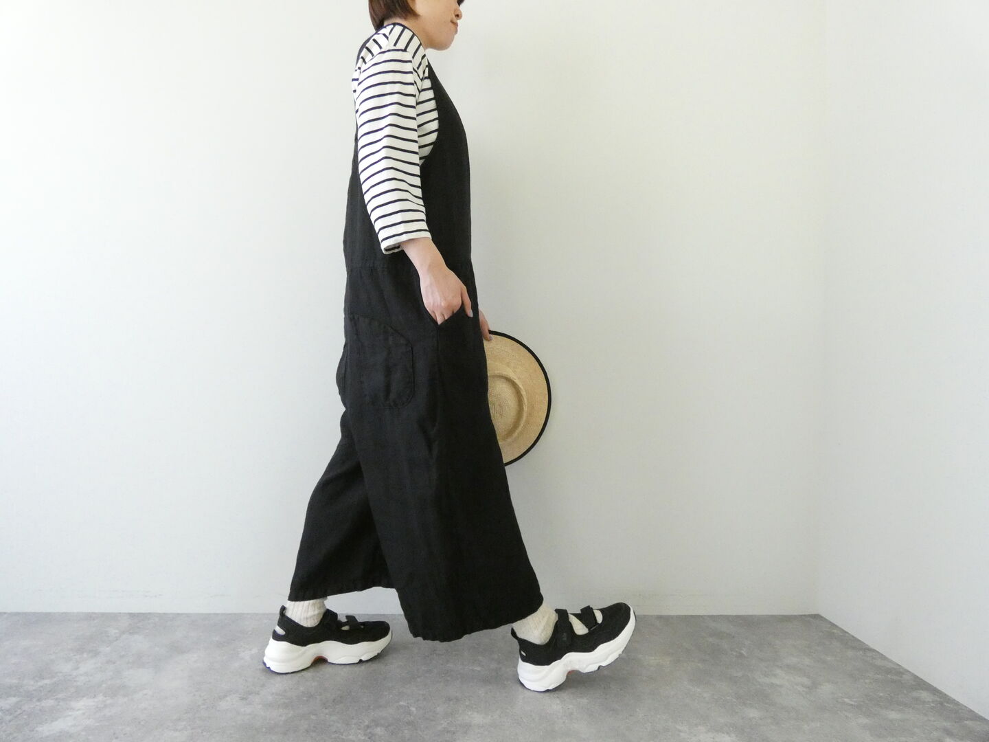 tumugu(ツムグ) ソリトリネンサロペットの商品画像4