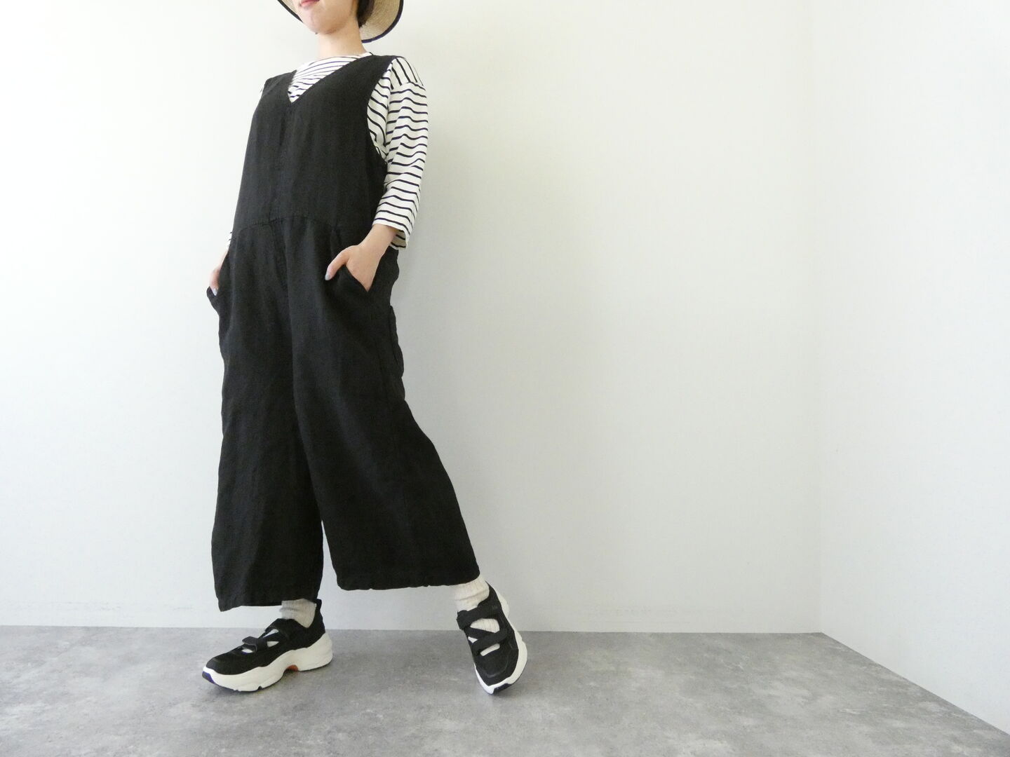tumugu(ツムグ) ソリトリネンサロペットの商品画像7