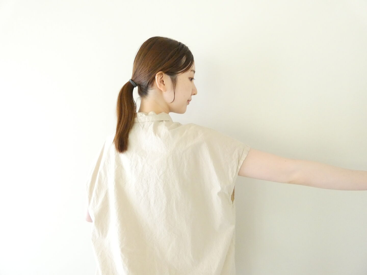 Veritecoeur(ヴェリテクール) シュリンクフレンチスリーブシャツの商品画像8