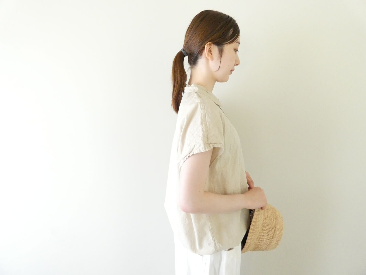 Veritecoeur(ヴェリテクール) シュリンクフレンチスリーブシャツの商品画像9