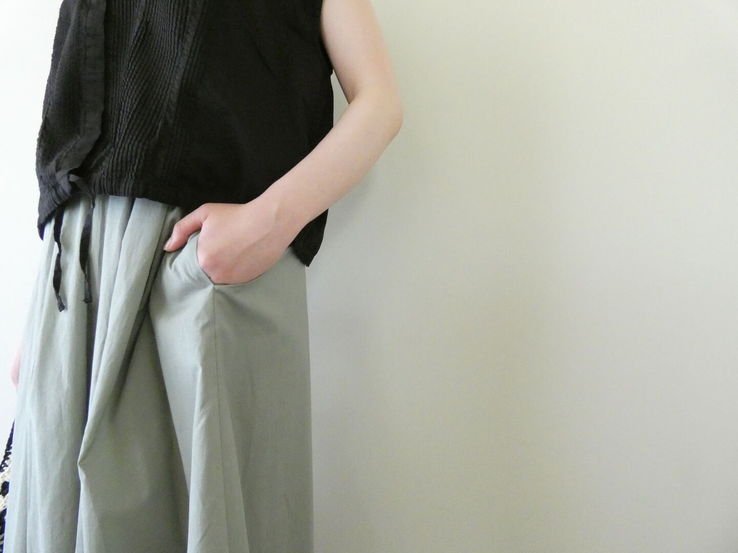 Ballsey(ボールジィ) シルキーローンギャザーロングスカートの商品画像2