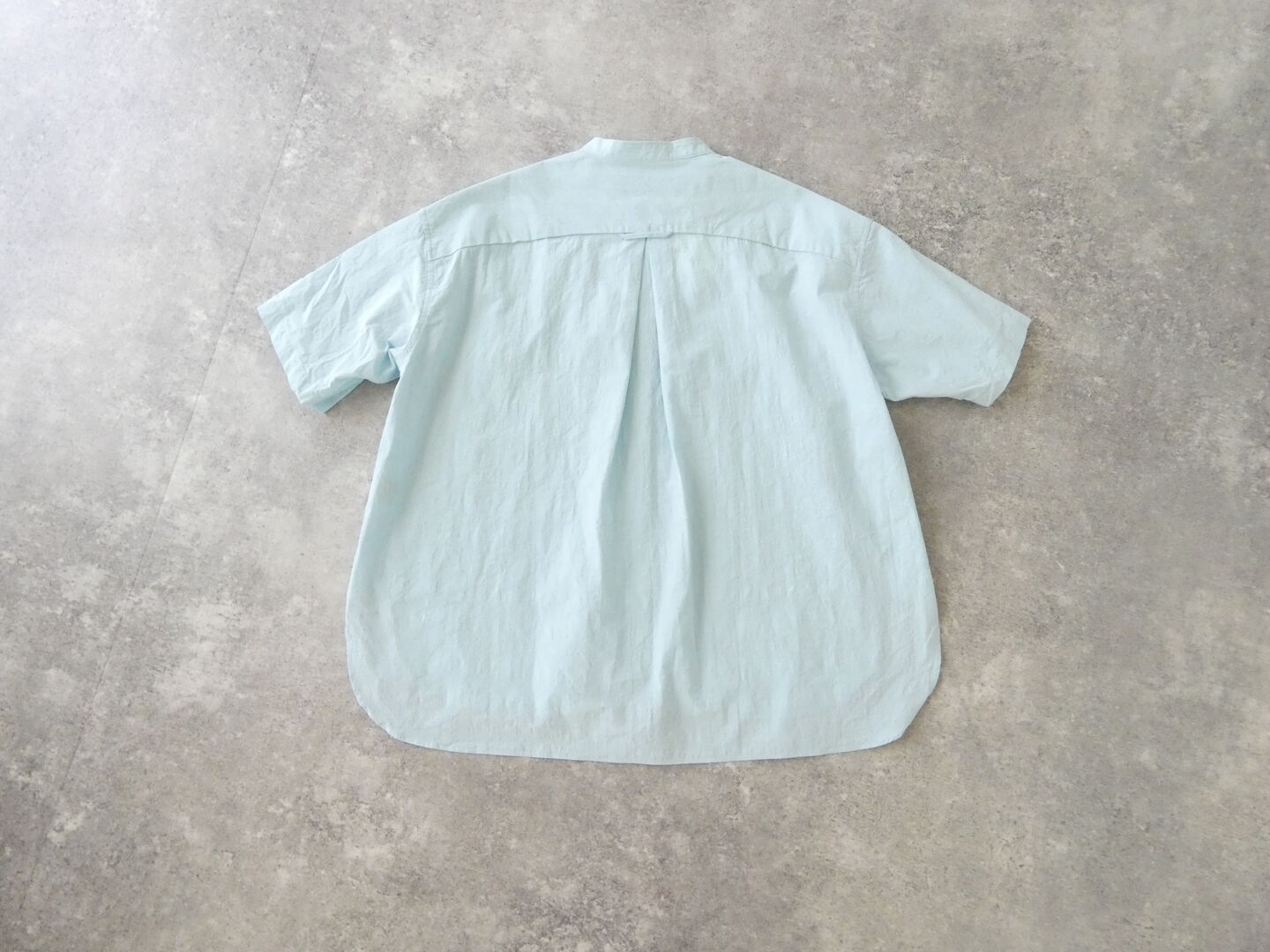Hands of creation(ハンズオブクリエイション) 強撚cotton桐七炊きバンドカラー半袖シャツの商品画像13