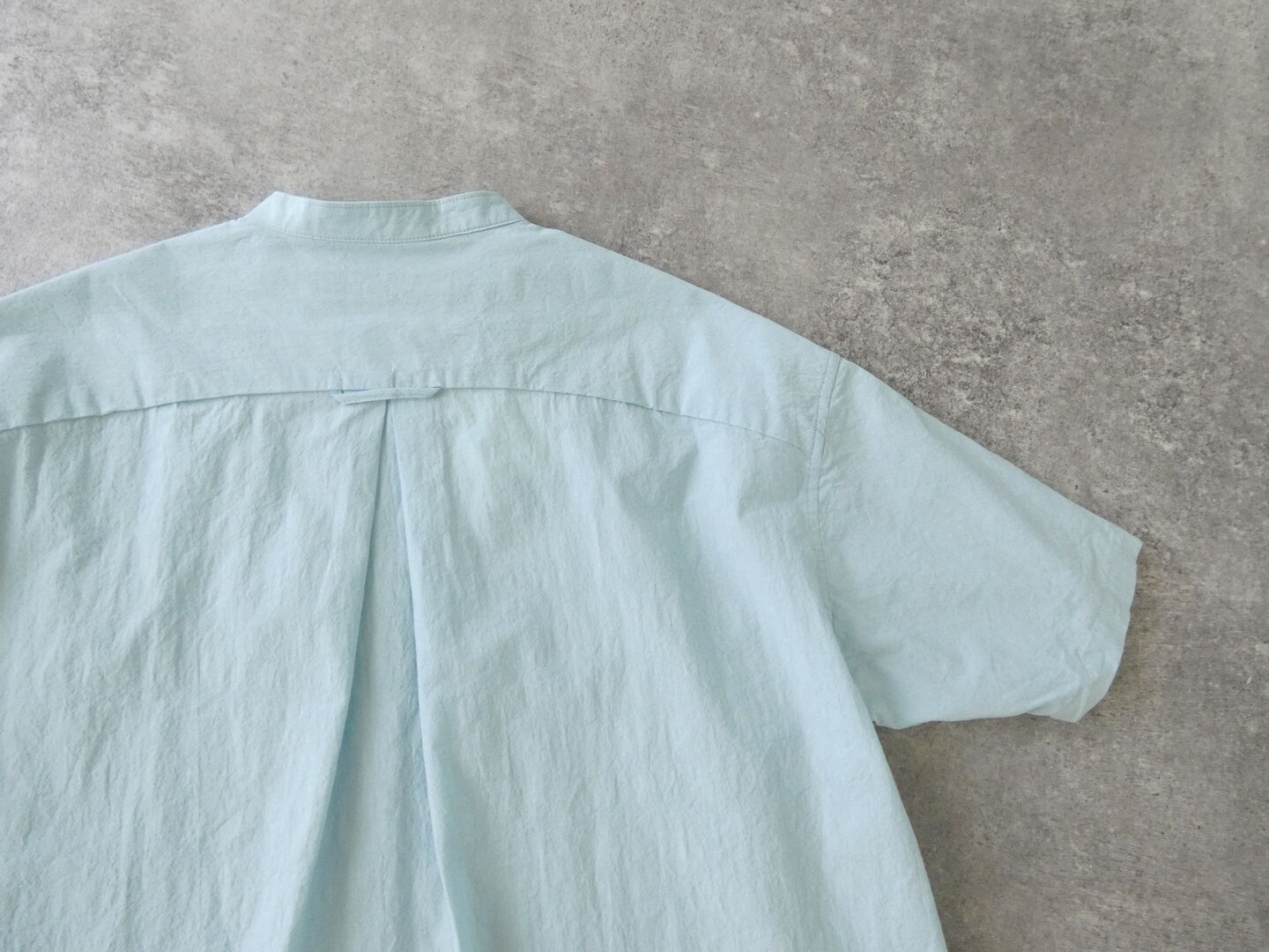 Hands of creation(ハンズオブクリエイション) 強撚cotton桐七炊きバンドカラー半袖シャツの商品画像22