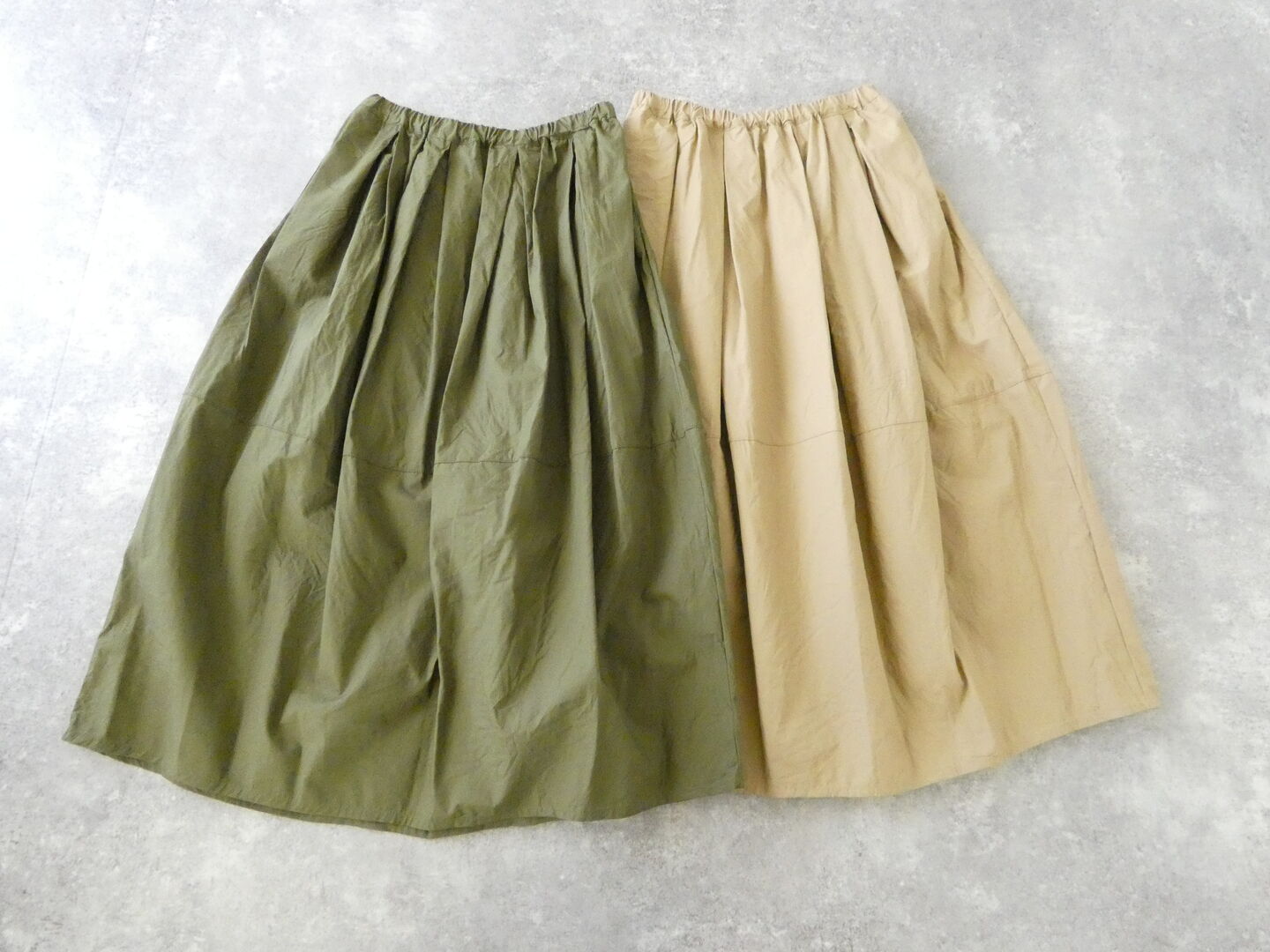 ina(イナ) タイプライターナチュラリードライ切替コクーンスカートの商品画像3