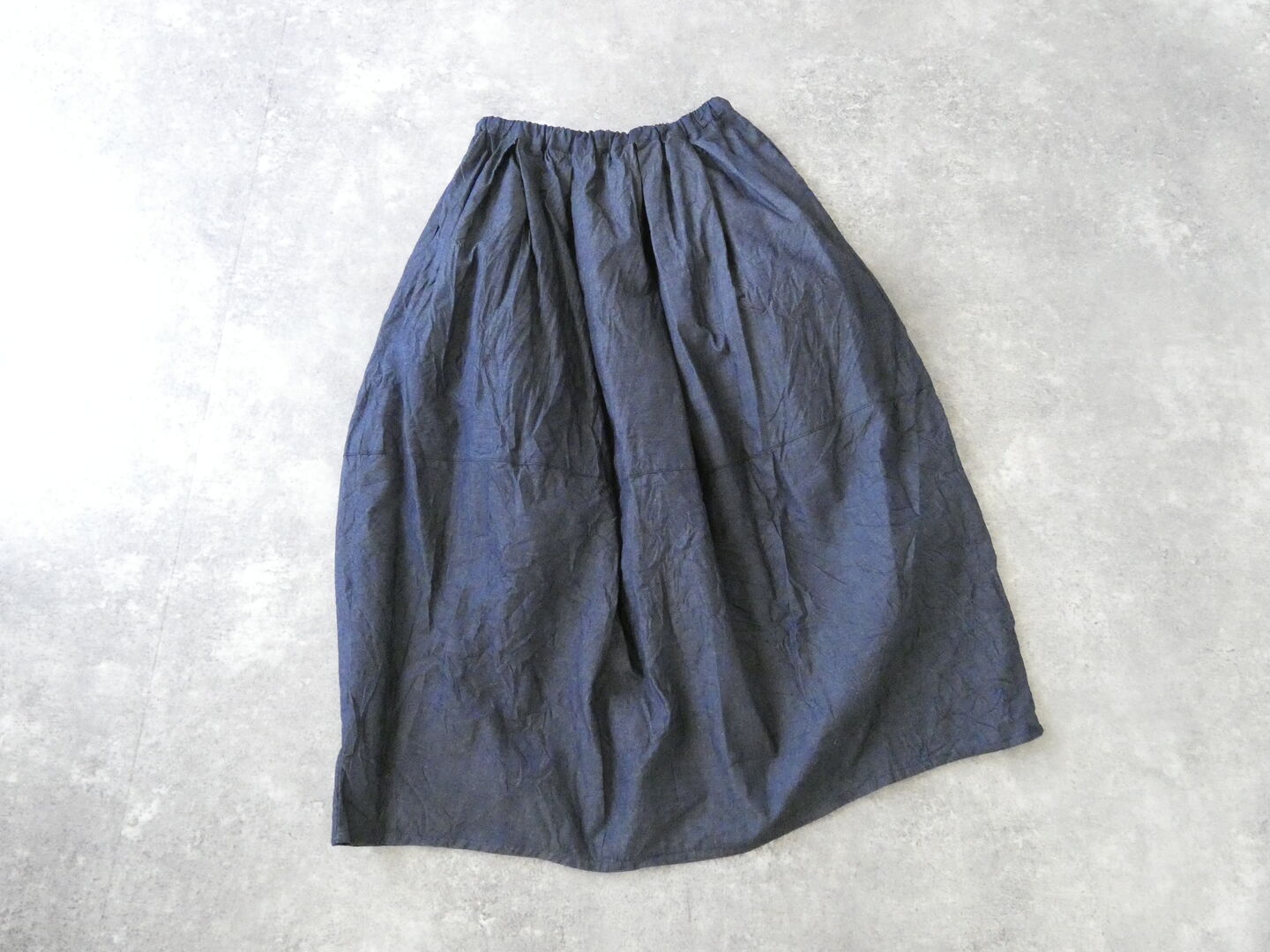 ina(イナ) 5ozデニム切替コクーンスカートの商品画像11